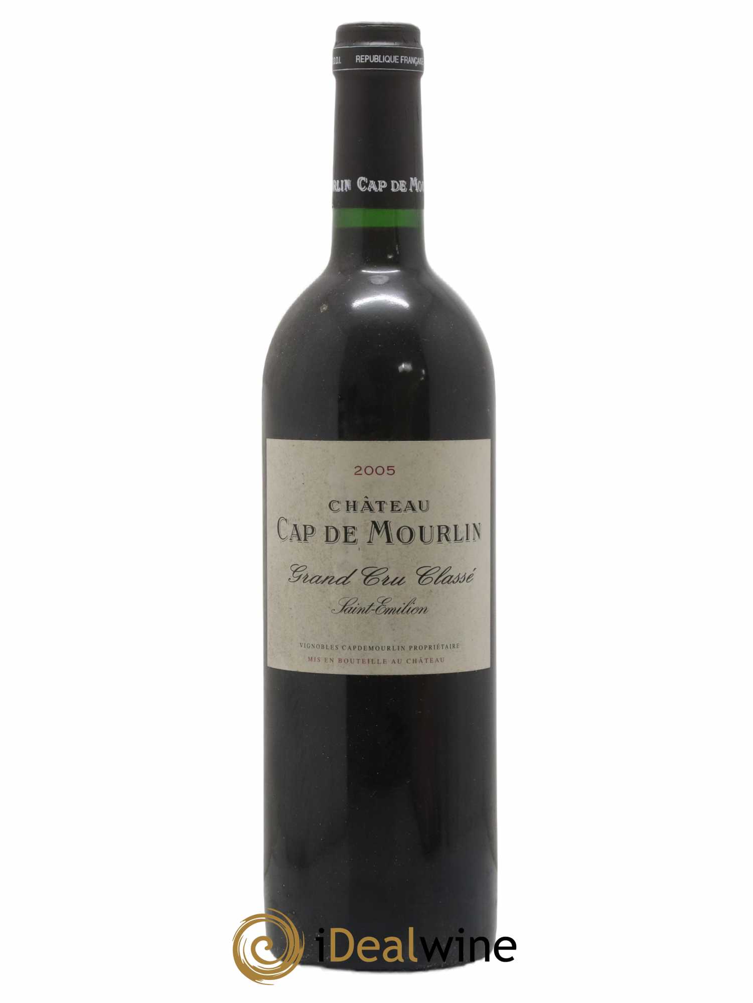 Château Cap de Mourlin Grand Cru Classé 2005 - Lot de 1 bouteille - 0