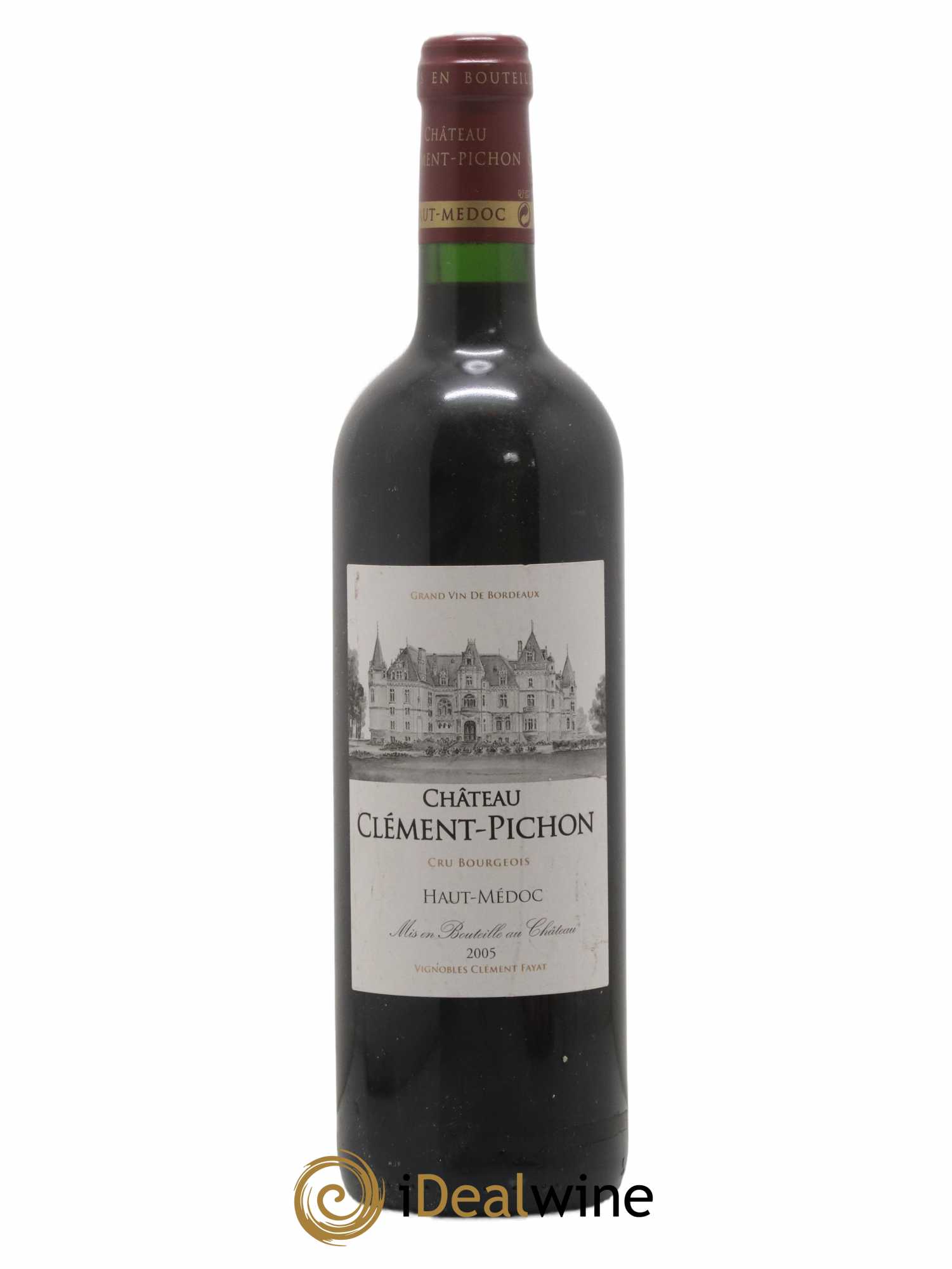 Château Clément-Pichon Cru Bourgeois 2005 - Lot de 1 bouteille - 0
