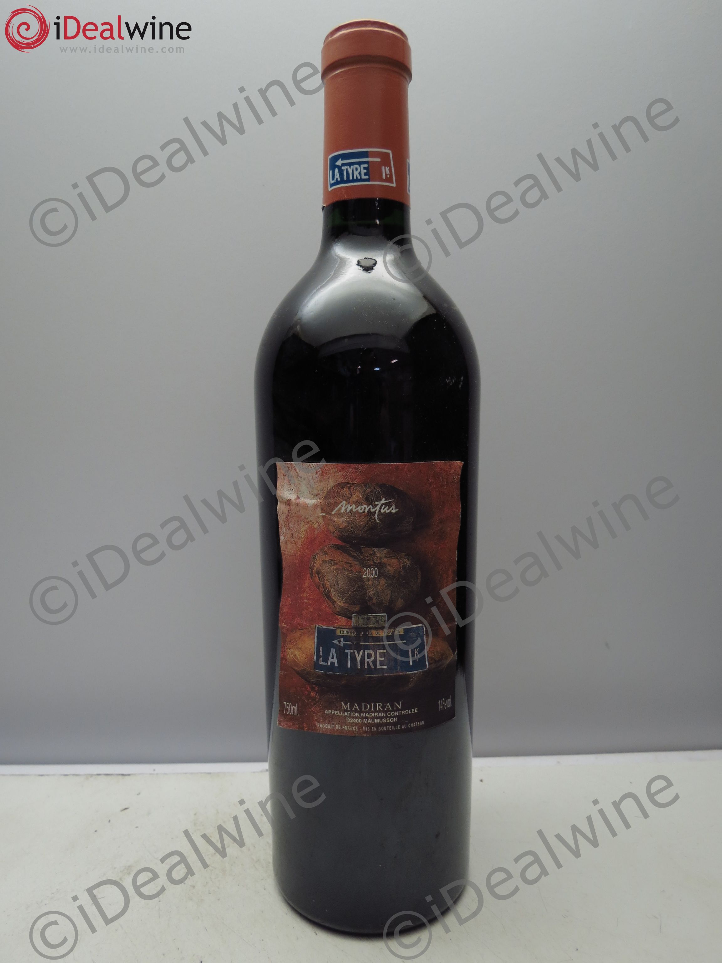 Madiran Château Montus-La Tyre Alain Brumont 2000 - Lot de 1 bouteille - 0