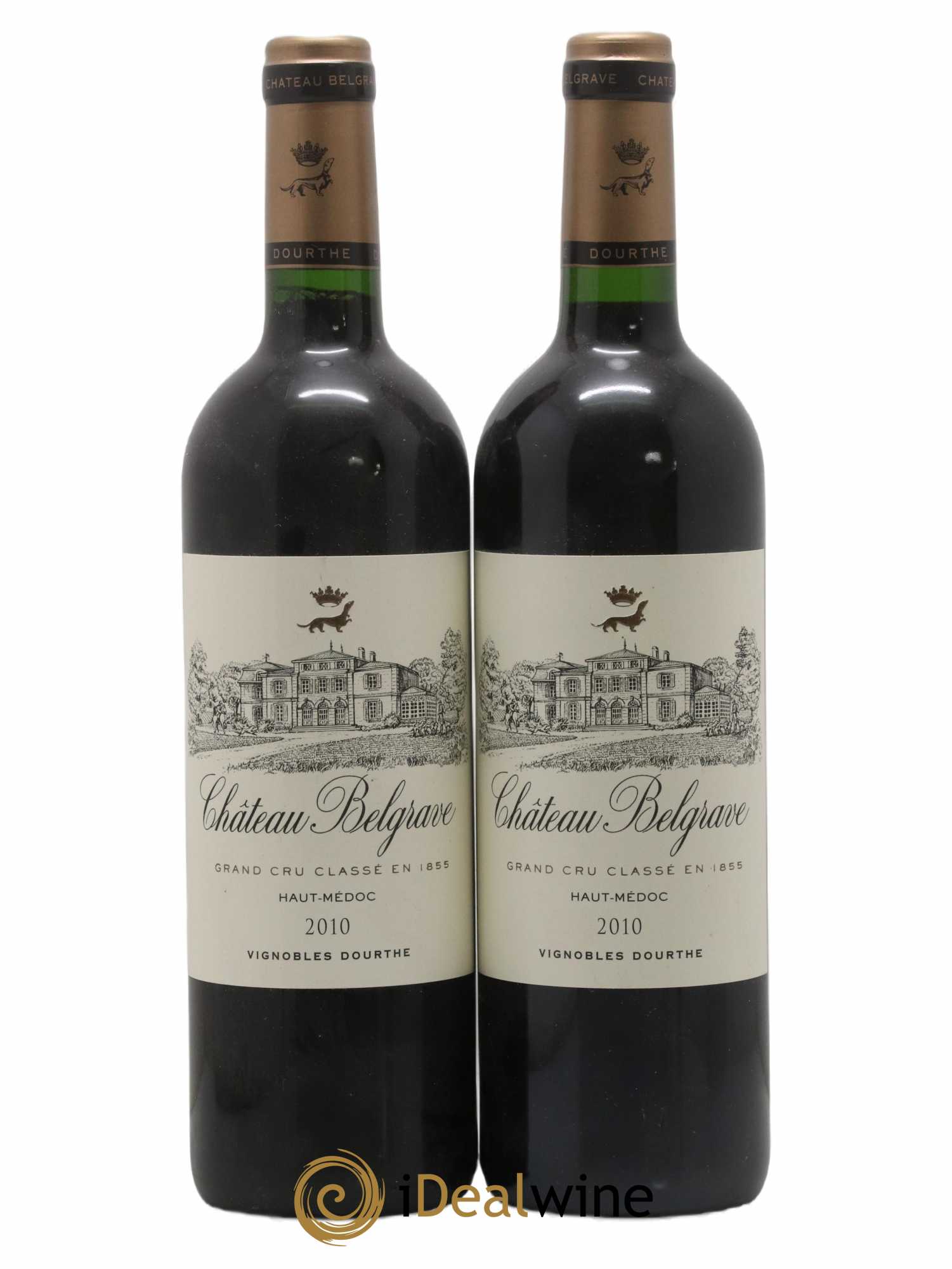 Château Belgrave 5ème Grand Cru Classé 2010 - Lot de 2 bouteilles - 0