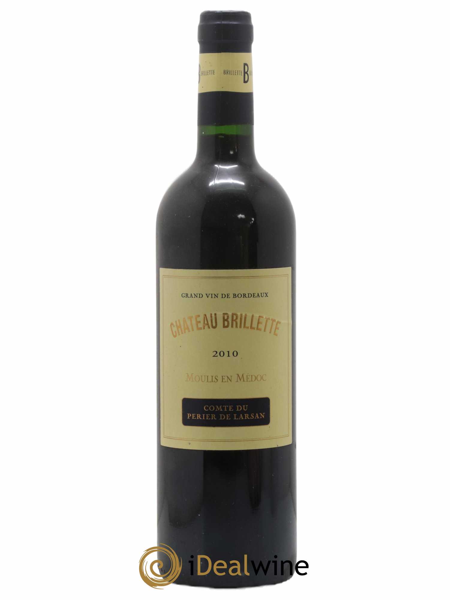 Château Brillette Cru Bourgeois 2010 - Lot de 1 bouteille - 0