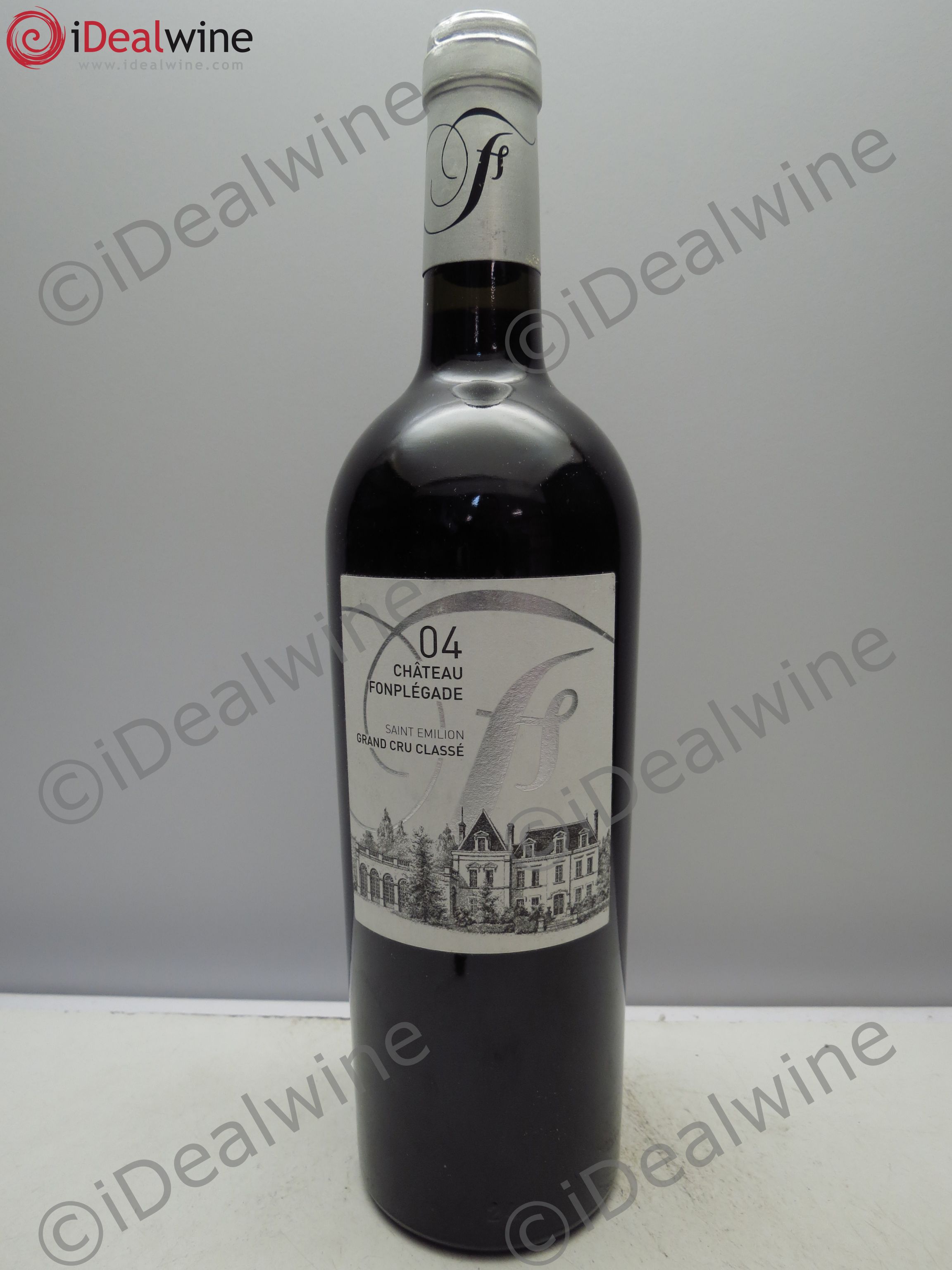 Château Fonplegade Grand Cru Classé 2004 - Lot de 1 bouteille - 0