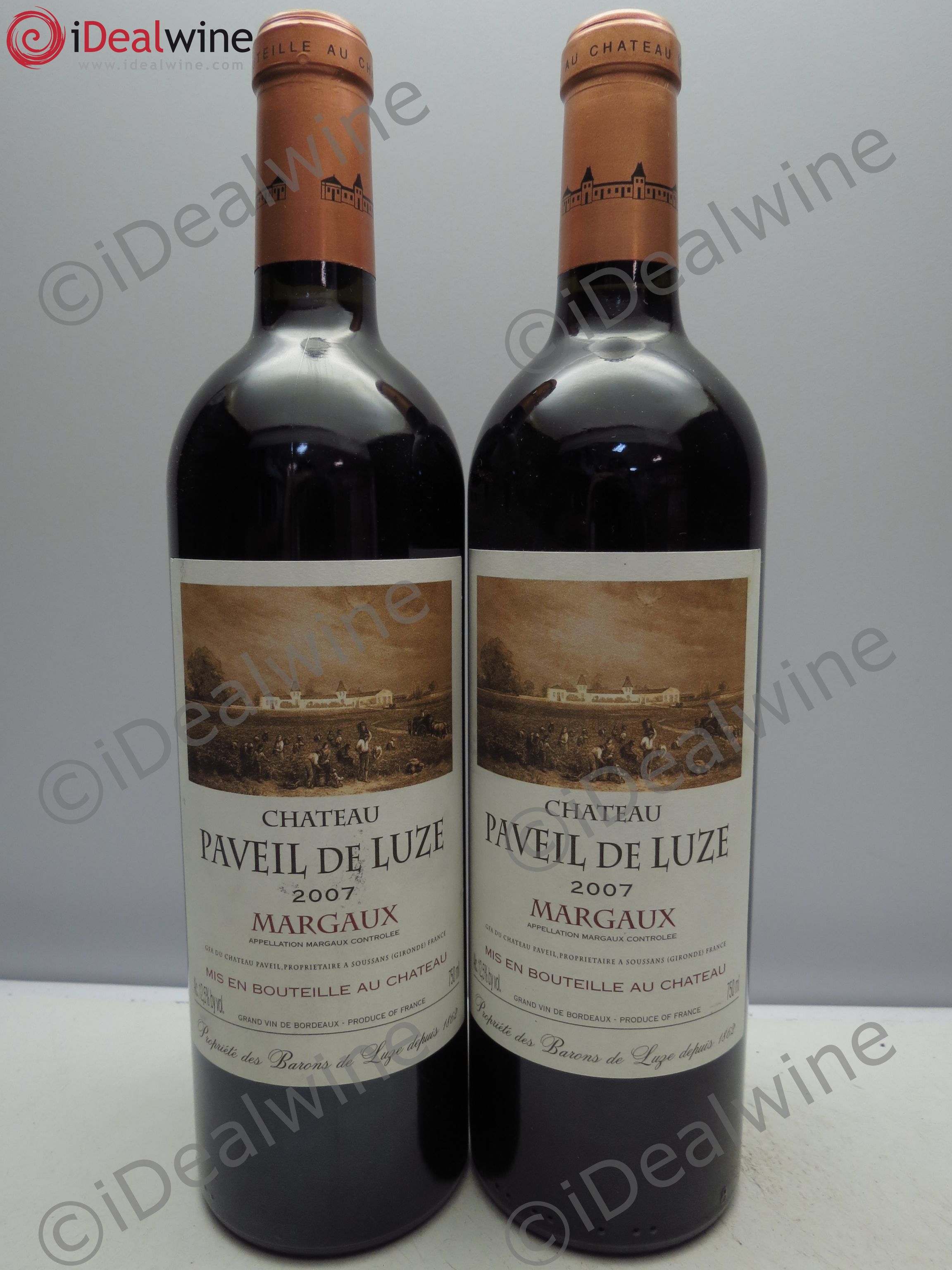 Château Paveil de Luze Cru Bourgeois 2007 - Lot de 2 bouteilles - 0