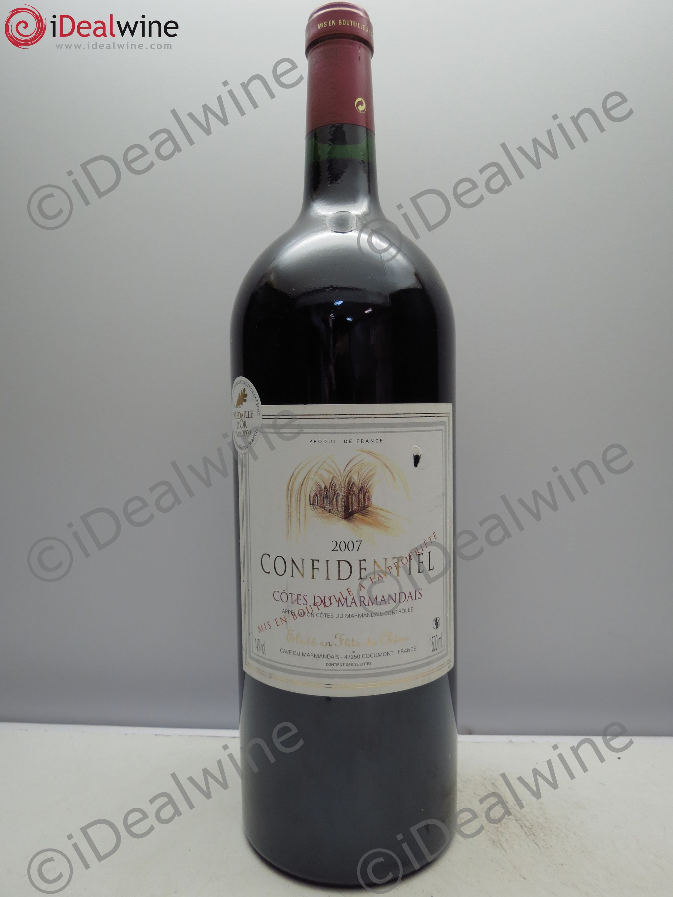 Côtes du Marmandais Confidentiel 2007 - Posten von 1 Magnum - 0