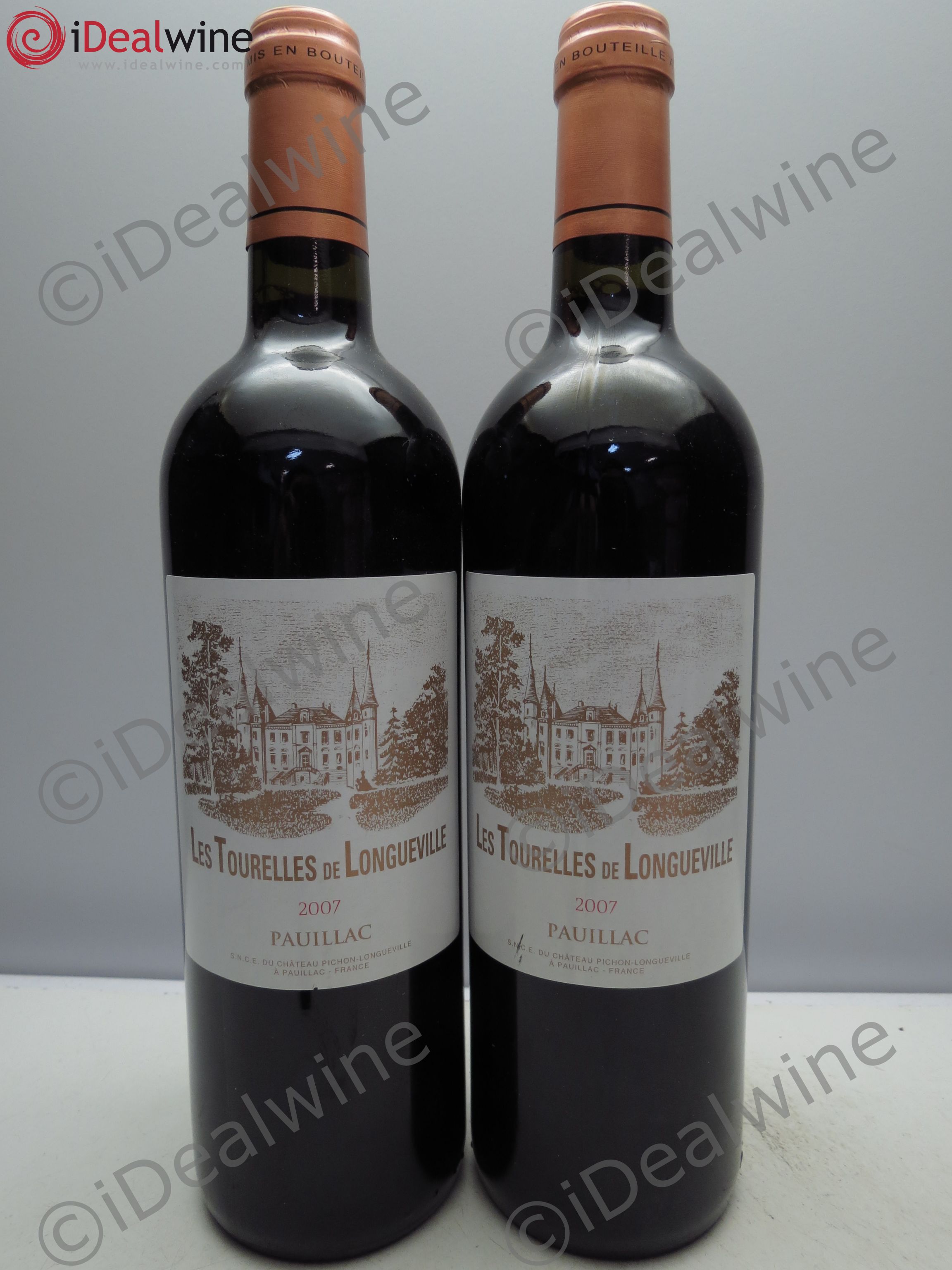 Les Tourelles de Longueville Second Vin 2007 - Lot de 2 bouteilles - 0