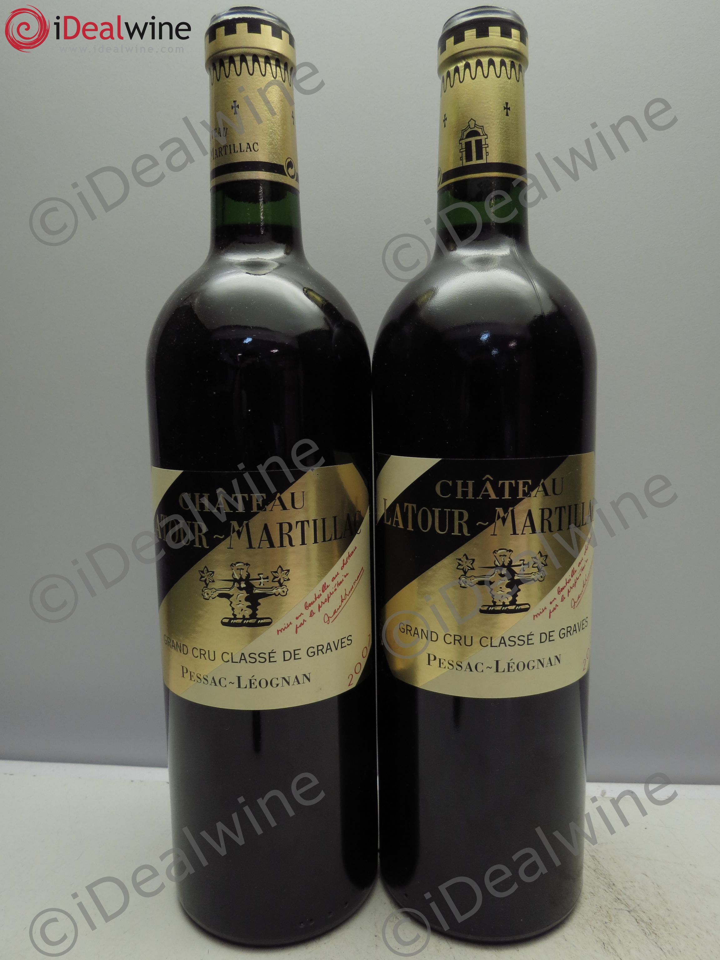 Château Latour-Martillac Cru Classé de Graves 2007 - Lot de 2 bouteilles - 0