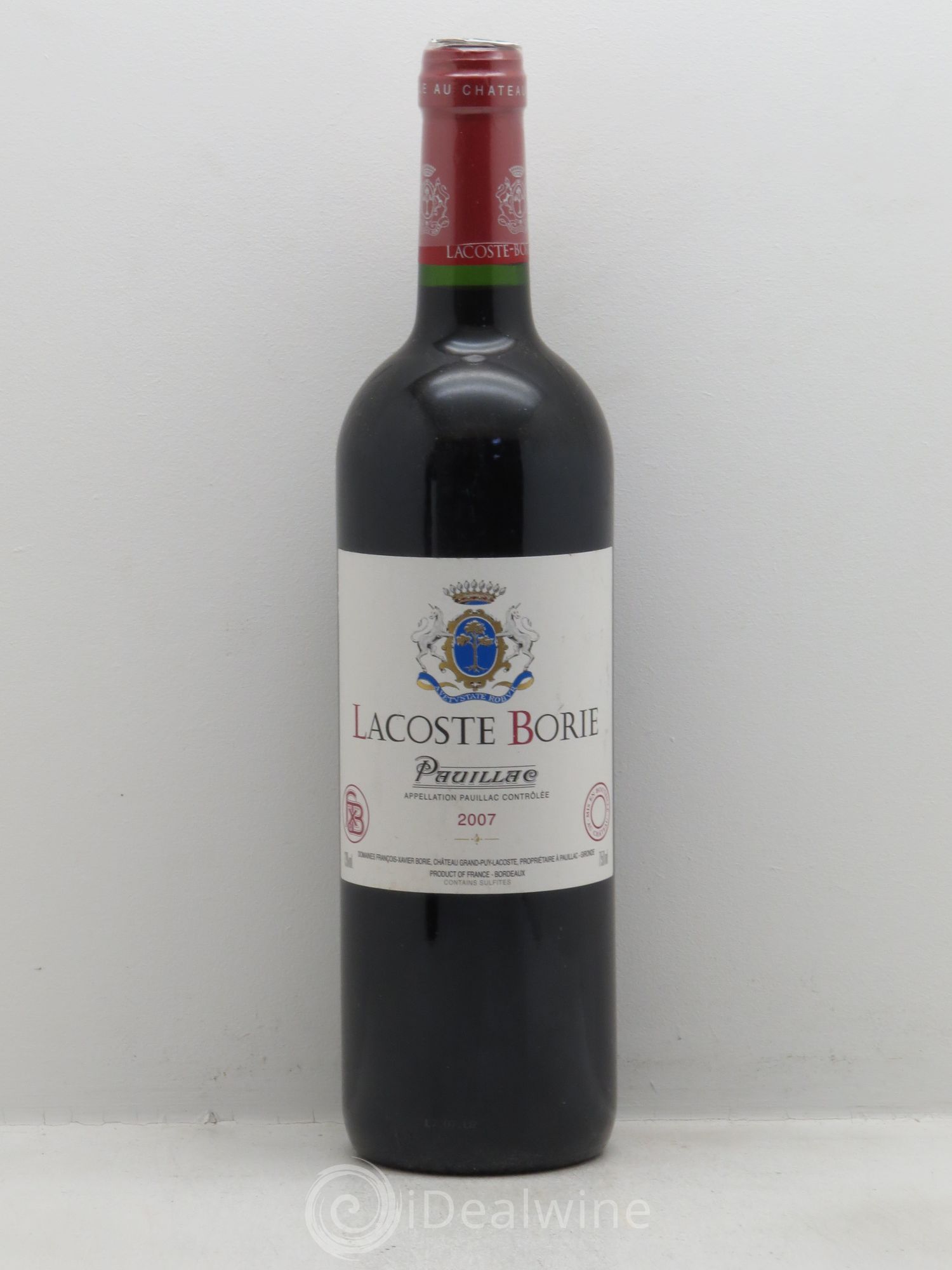 Lacoste Borie 2007 - Posten von 1 Flasche - 0