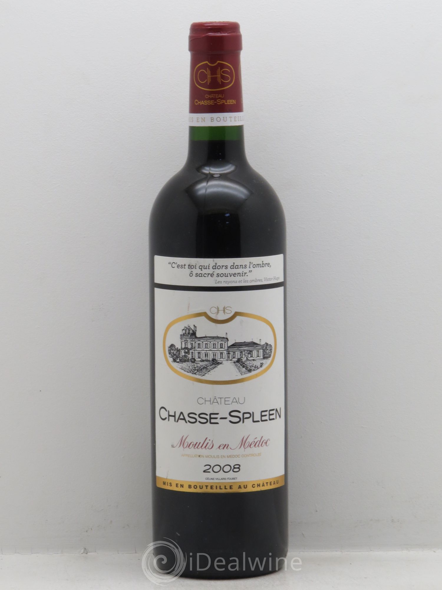 Château Chasse Spleen 2008 - Lot de 1 bouteille - 0