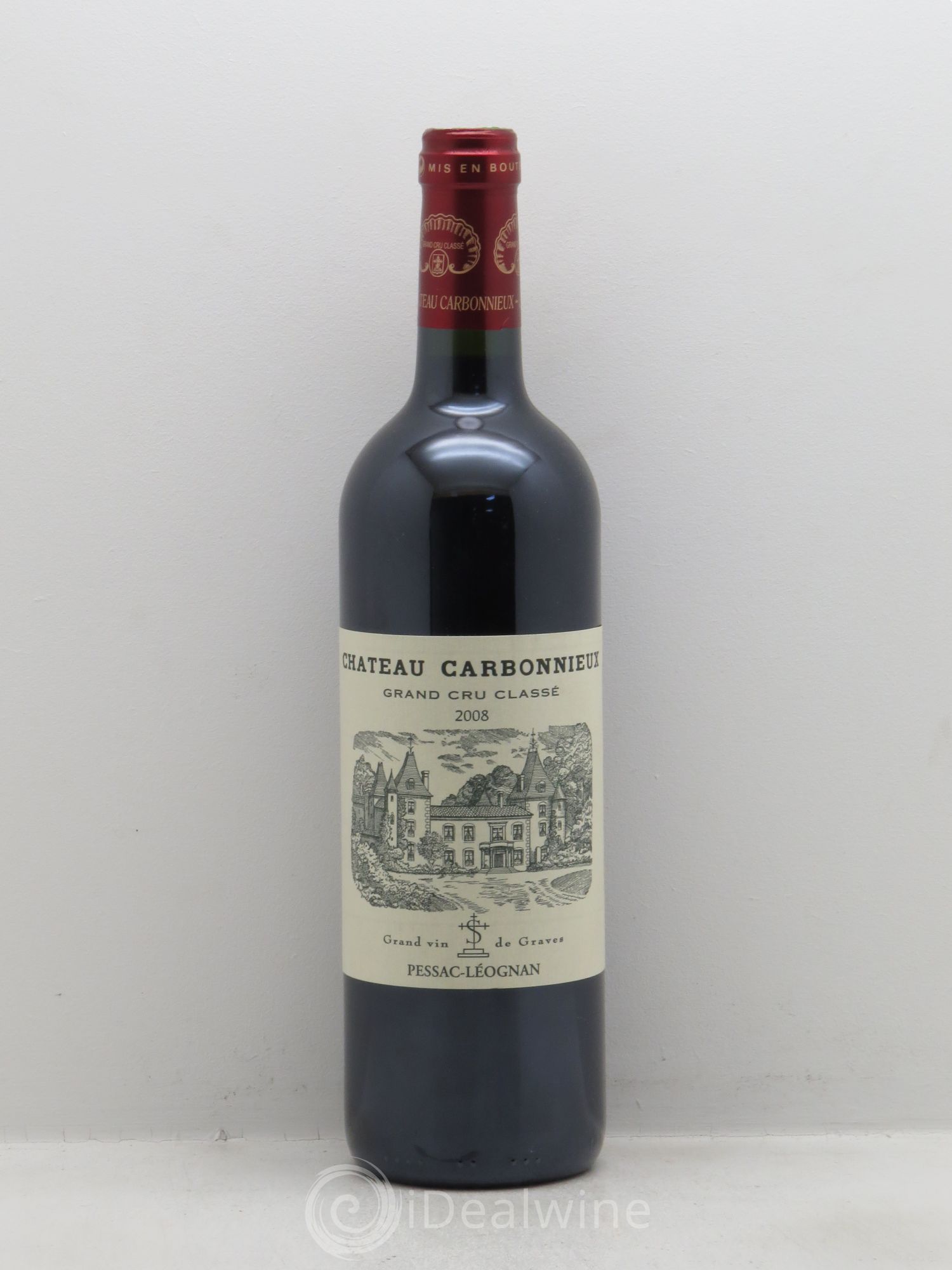 Château Carbonnieux Cru Classé de Graves 2008 - Lot de 1 bouteille - 0