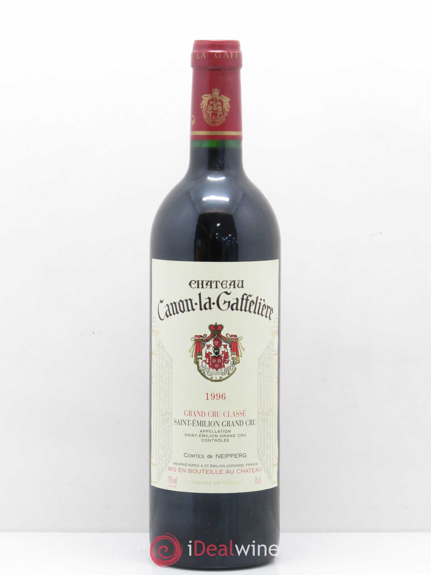 Château Canon la Gaffelière 1er Grand Cru Classé B 1996 - Lot de 1 bouteille - 0