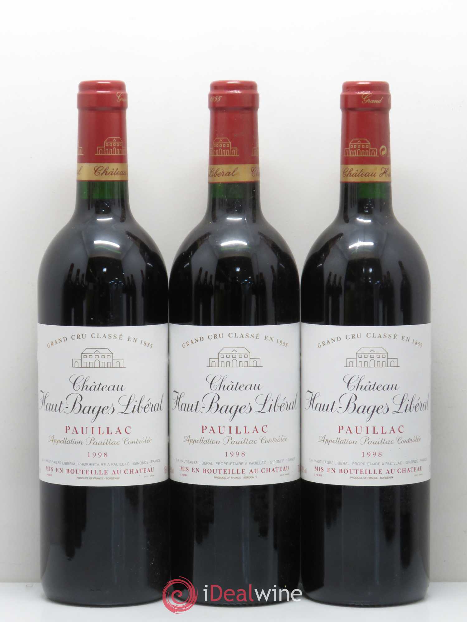 Château Haut Bages Libéral 5ème Grand Cru Classé 1998 - Lot de 12 bouteilles - 3