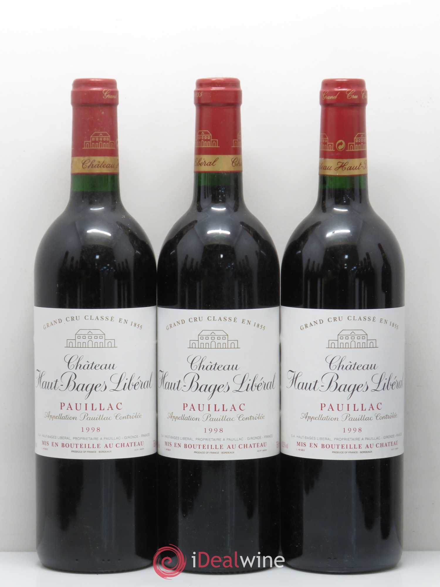 Château Haut Bages Libéral 5ème Grand Cru Classé 1998 - Lot de 12 bouteilles - 4