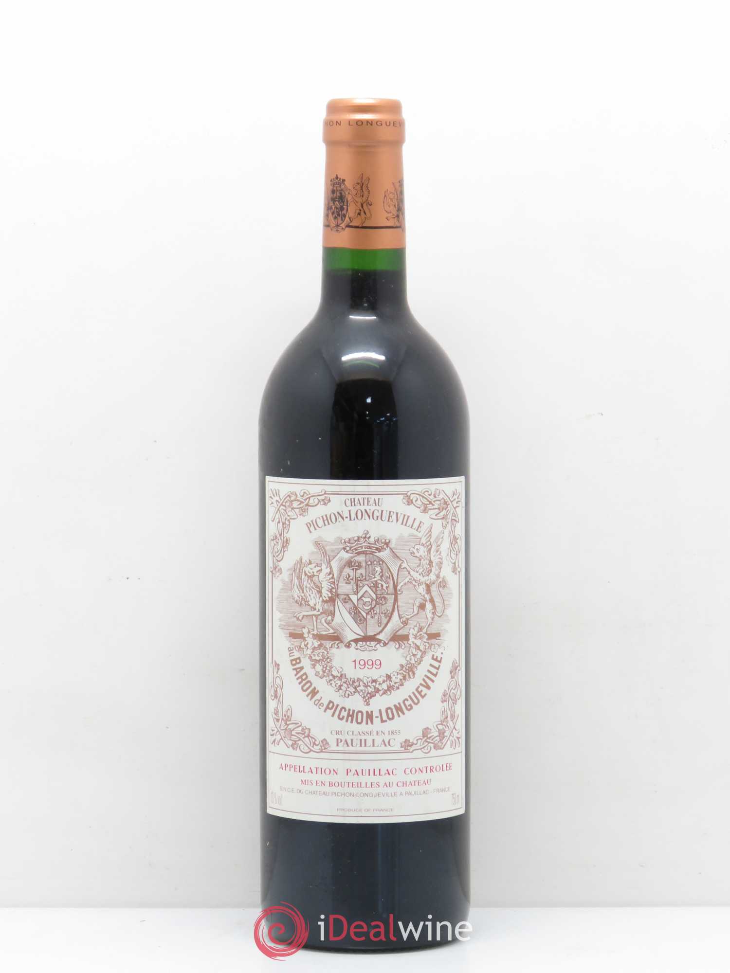 Pichon Longueville Baron 2ème Grand Cru Classé 1999 - Lot de 1 bouteille - 0