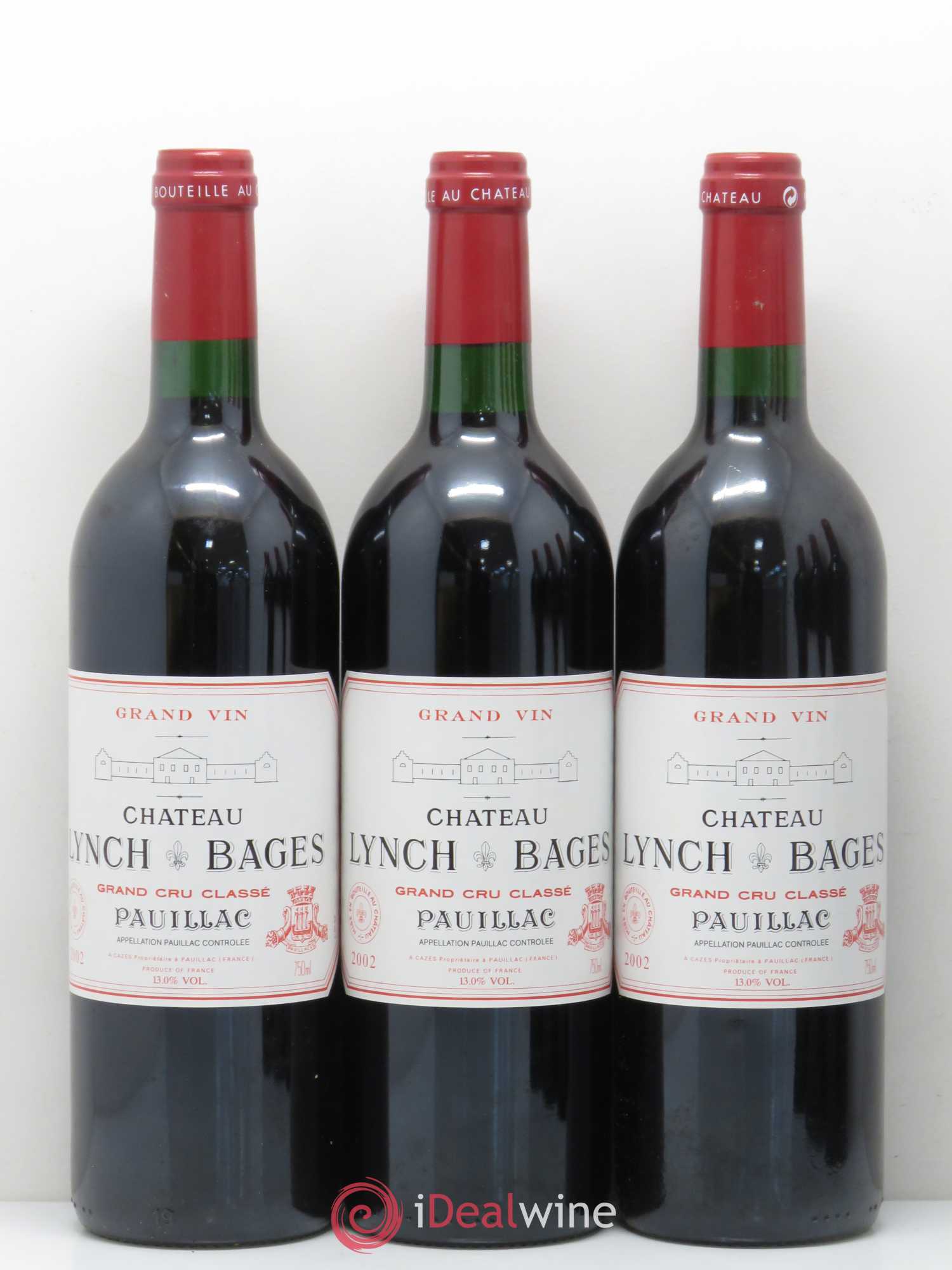 Château Lynch Bages 5ème Grand Cru Classé 2002 - Lot de 12 bouteilles - 3