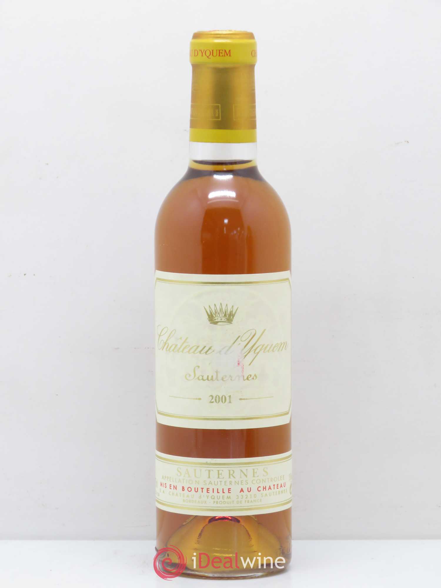 Château d' Yquem 1er Cru Classé Supérieur 2001 - Lotto di 1 mezza bottiglia - 0