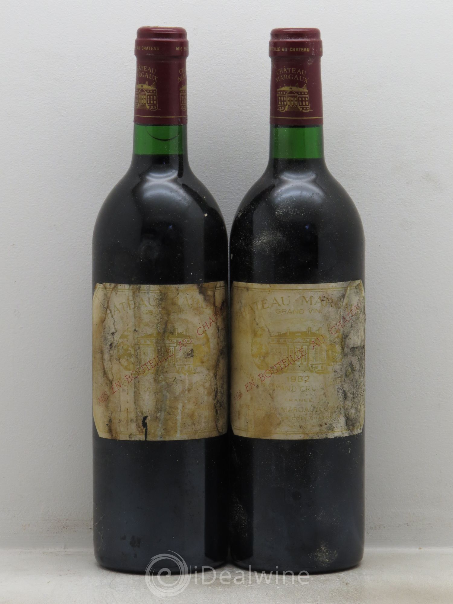 Château Margaux 1er Grand Cru Classé 1982 - Lot de 2 bouteilles - 0