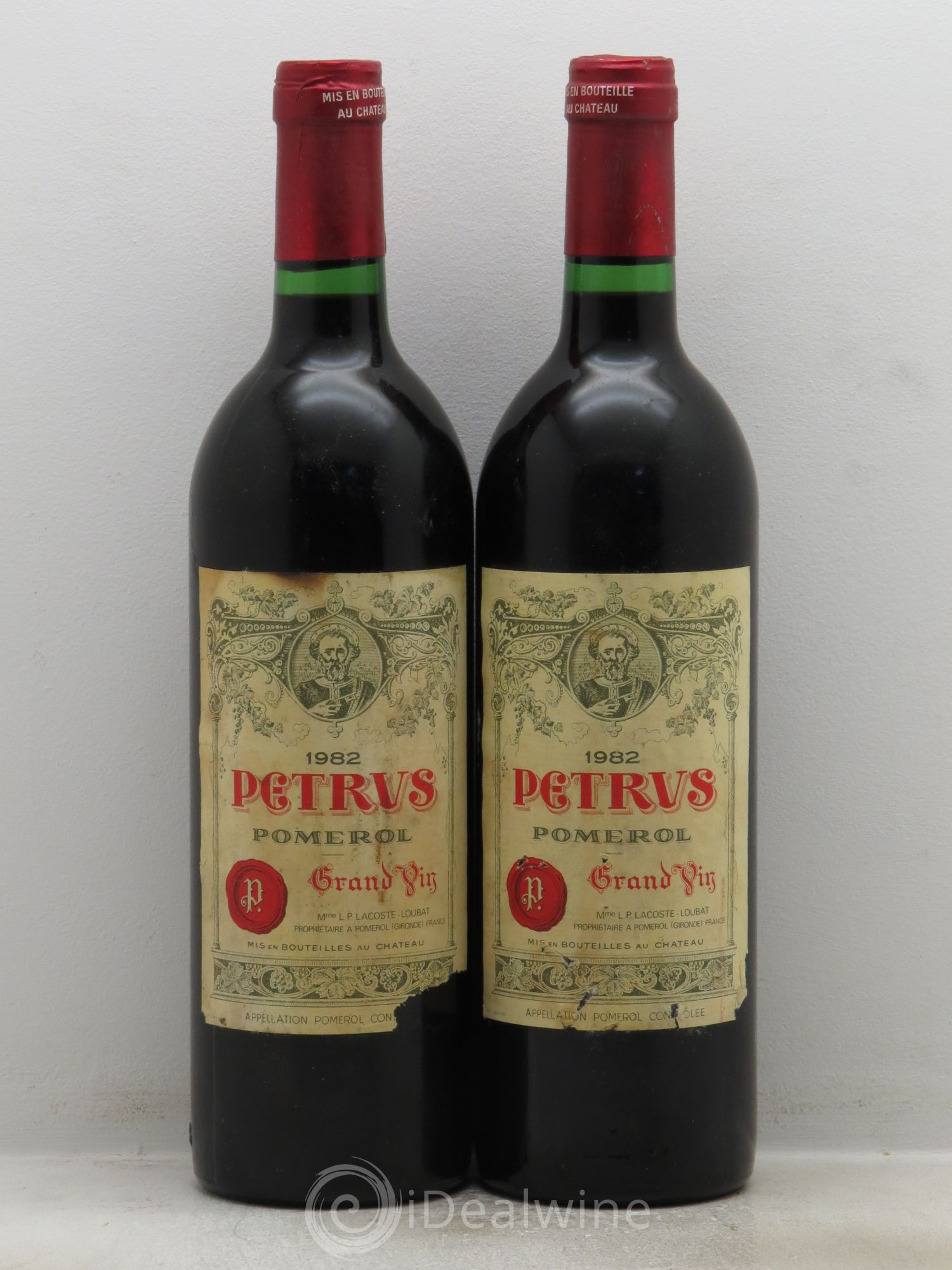 Petrus 1982 - Lot de 2 bouteilles - 0