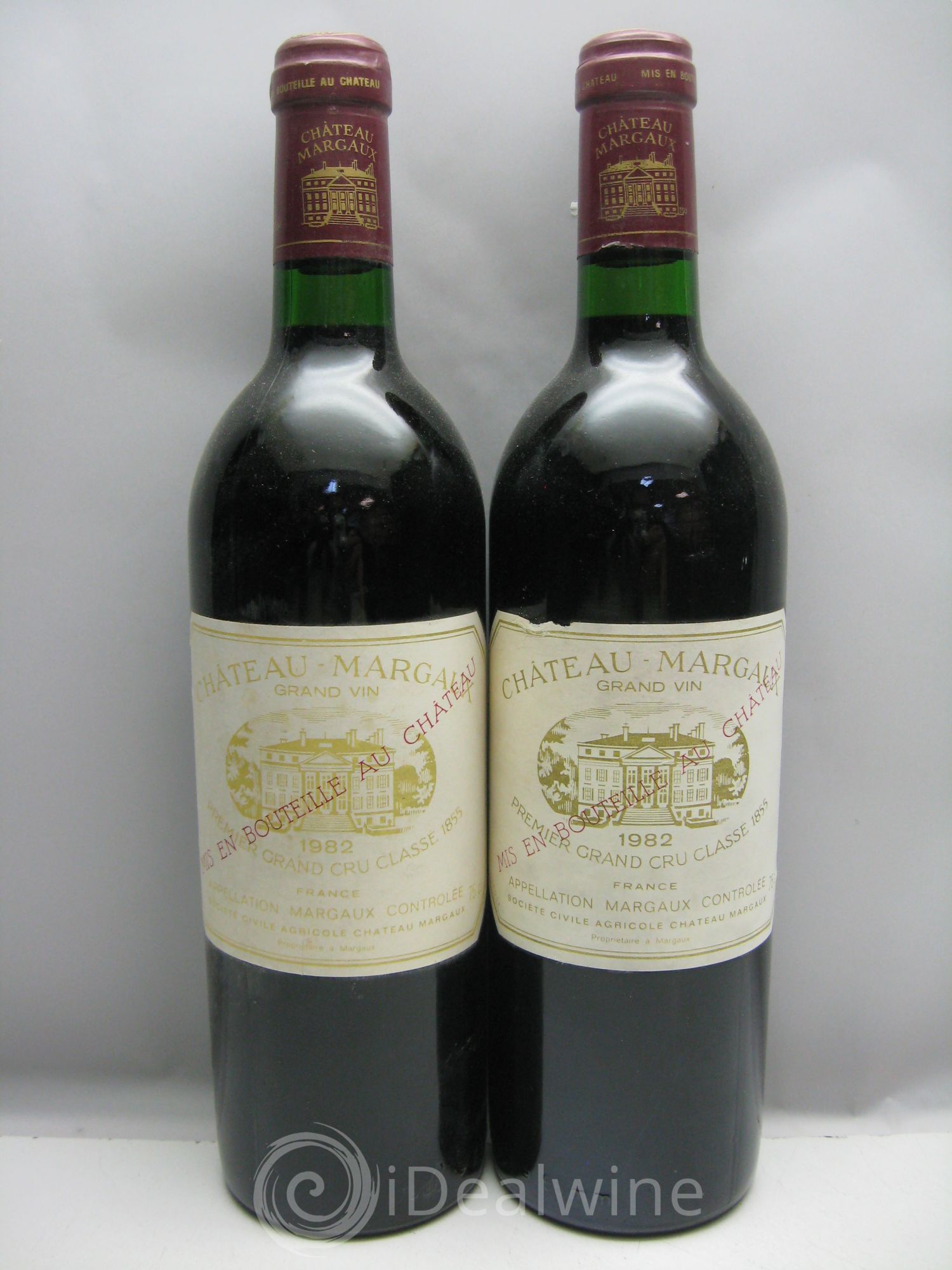 Château Margaux 1er Grand Cru Classé (étiq.fanées) 1982 - Lot de 6 bouteilles - 2