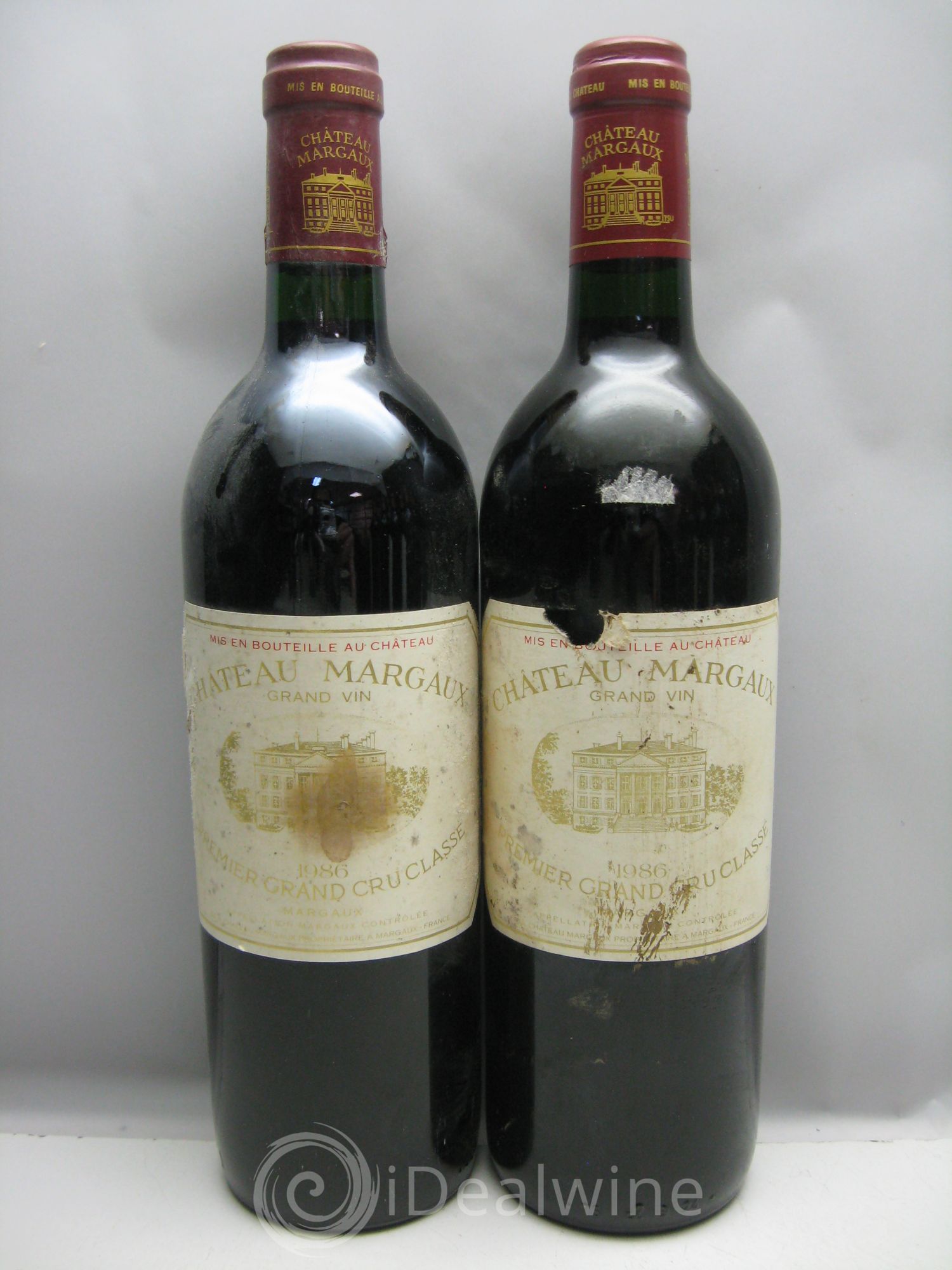 Château Margaux 1er Grand Cru Classé 1986 - Lot de 12 bouteilles - 1