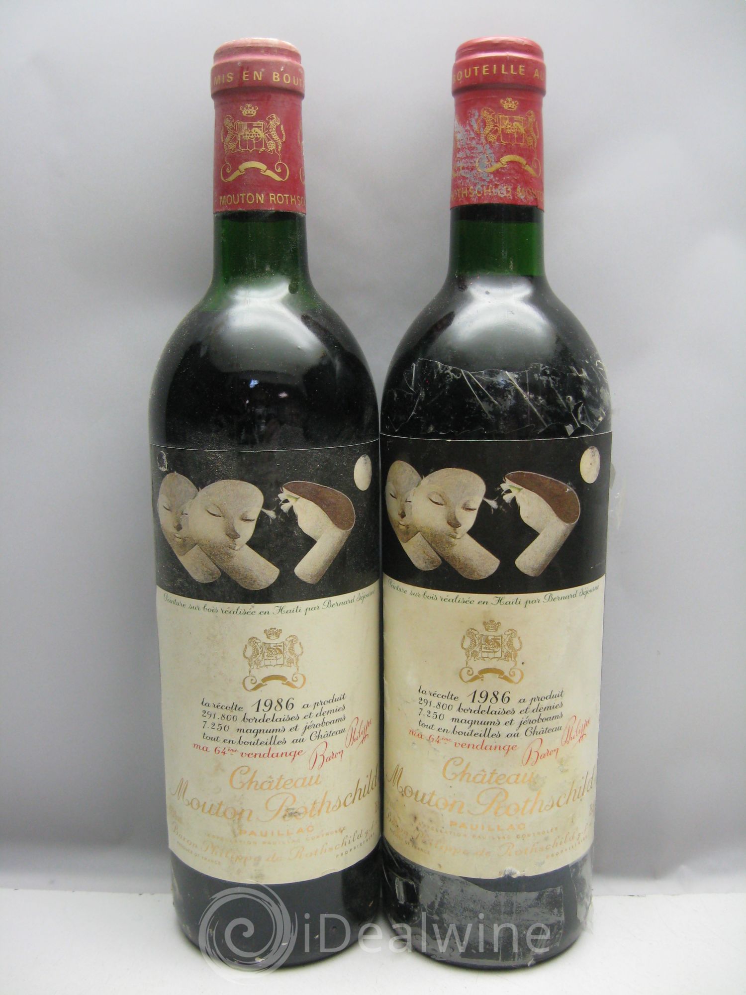 Château Mouton Rothschild 1er Grand Cru Classé 1986 - Lot de 6 bouteilles - 2