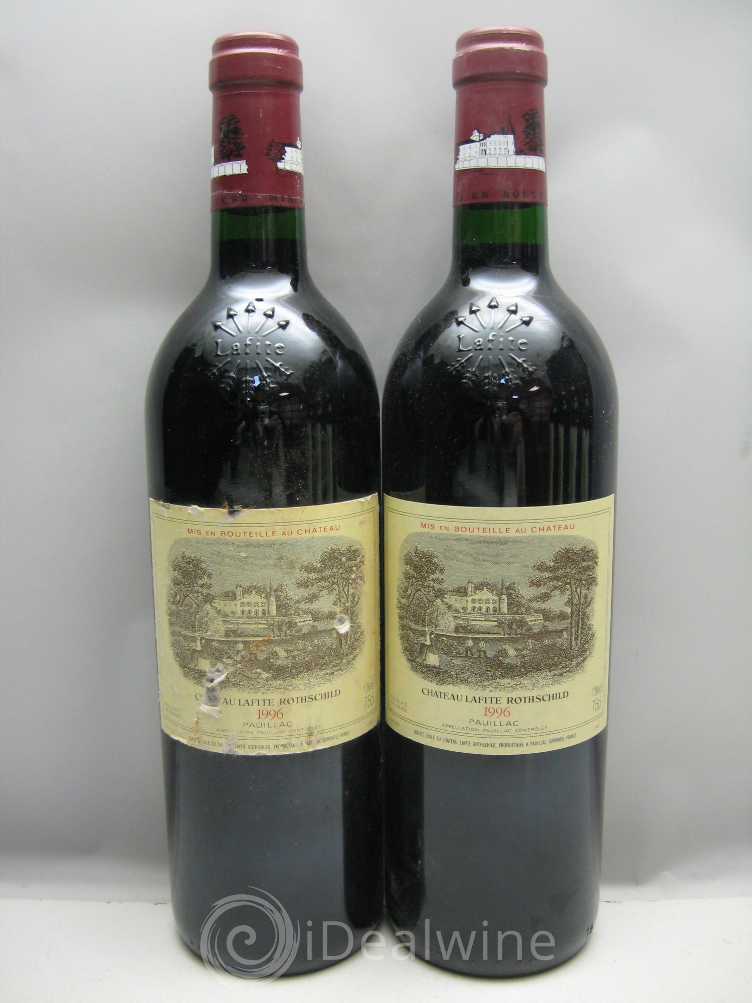 Château Lafite Rothschild 1er Grand Cru Classé 1996 - Lot de 6 bouteilles - 0