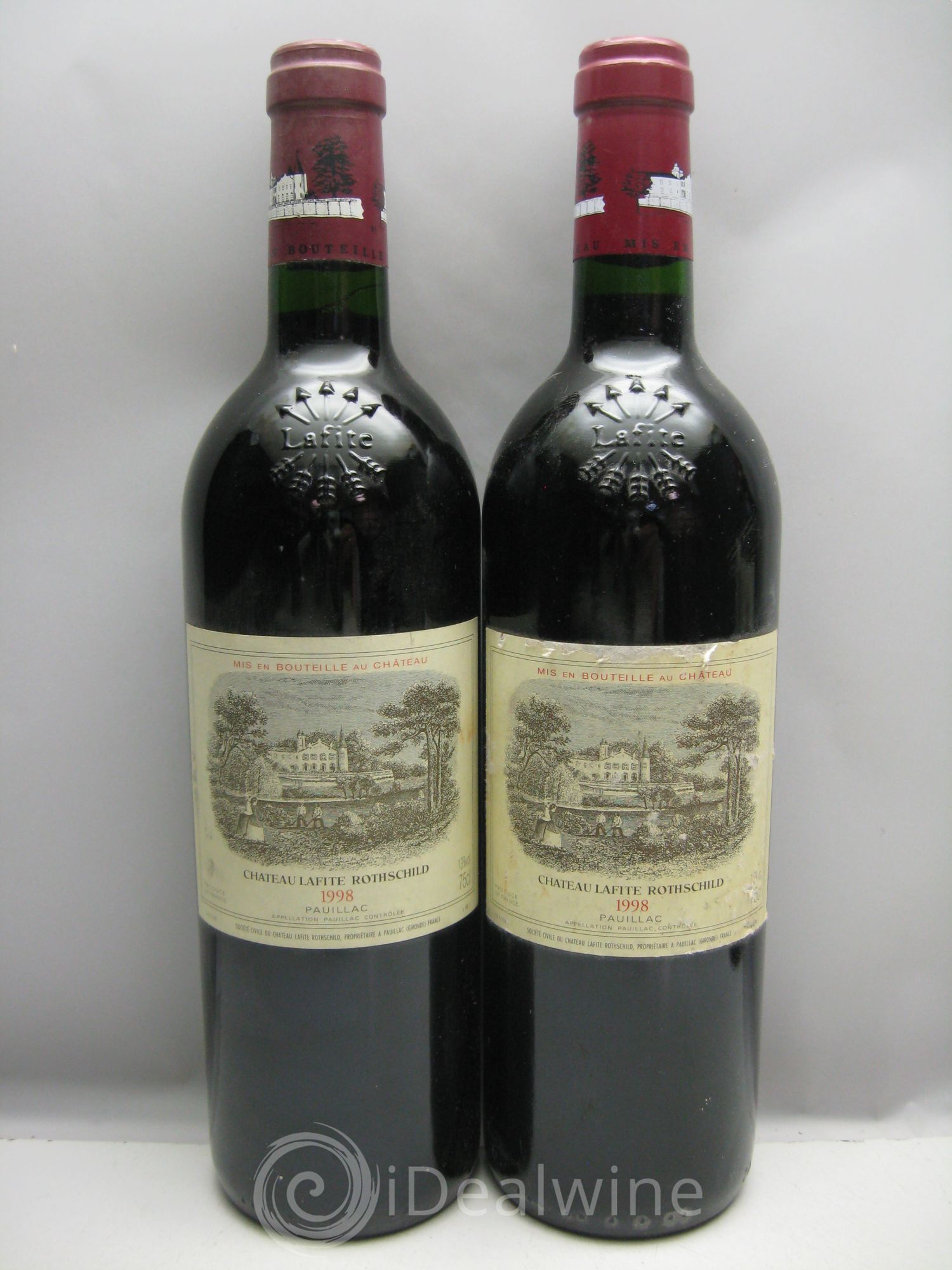 Château Lafite Rothschild 1er Grand Cru Classé 1998 - Lot de 6 bouteilles - 1