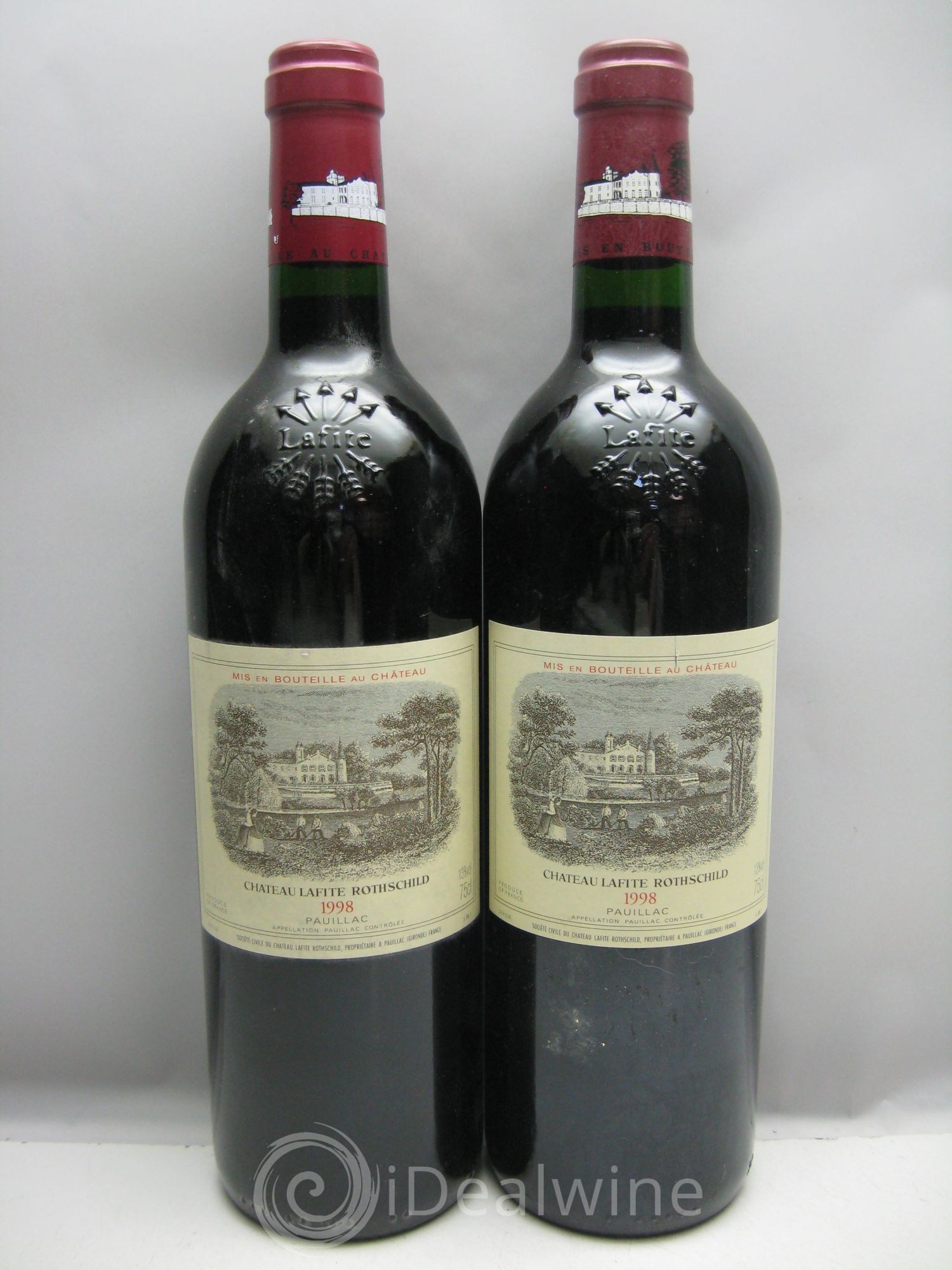 Château Lafite Rothschild 1er Grand Cru Classé 1998 - Lot de 6 bouteilles - 2