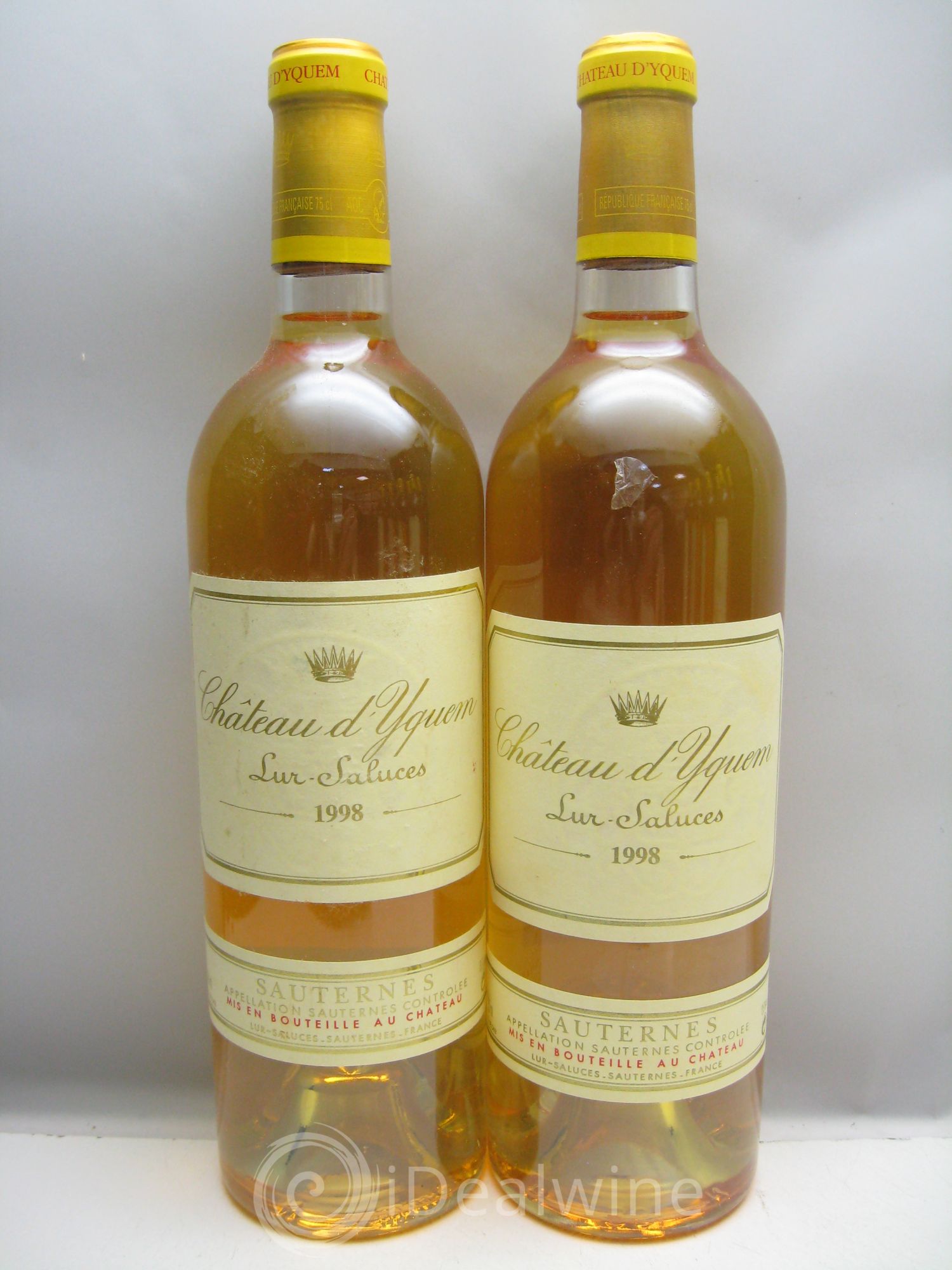 Château d' Yquem 1er Cru Classé Supérieur 1998 - Lotto di 12 bottiglie - 1