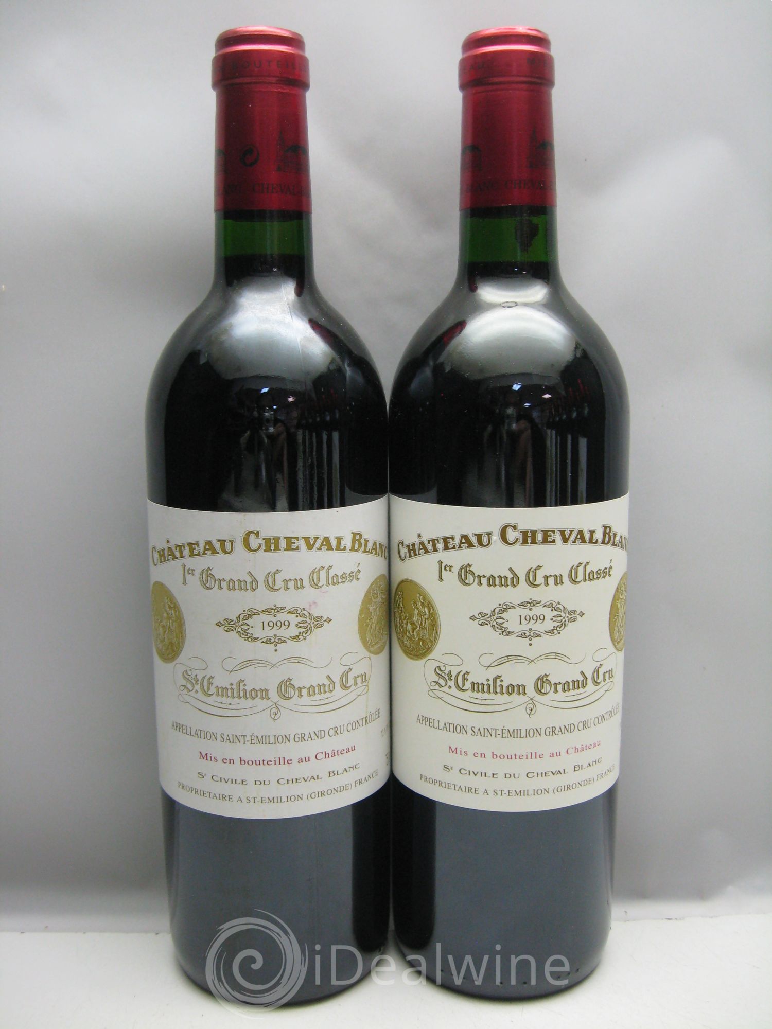 Château Cheval Blanc 1er Grand Cru Classé A 1999 - Lot de 12 bouteilles - 0