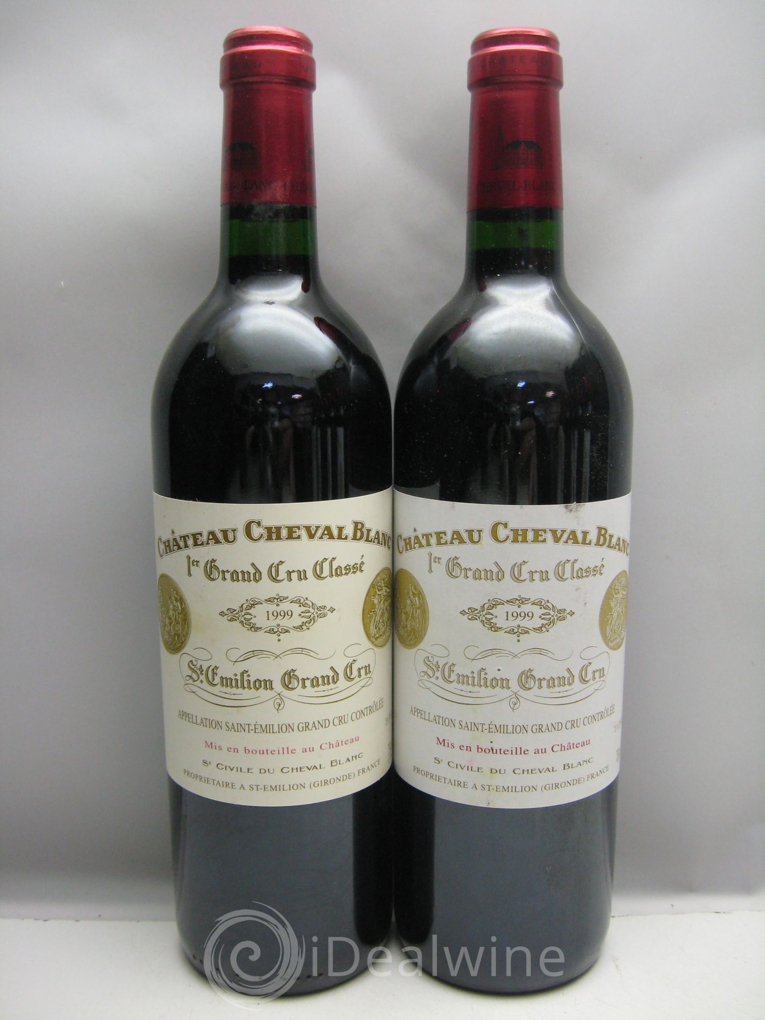 Château Cheval Blanc 1er Grand Cru Classé A 1999 - Lot de 12 bouteilles - 1
