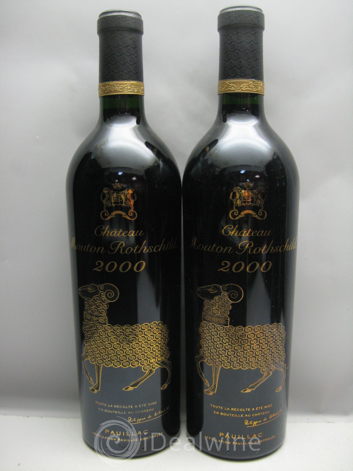 Château Mouton Rothschild 1er Grand Cru Classé 2000 - Lot de 6 bouteilles - 1