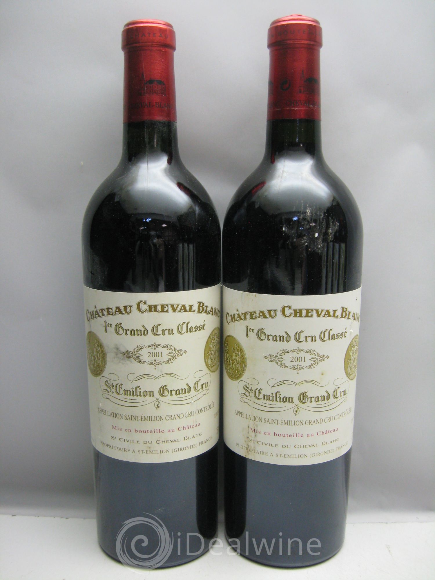 Château Cheval Blanc 1er Grand Cru Classé A 2001 - Lot de 6 bouteilles - 0
