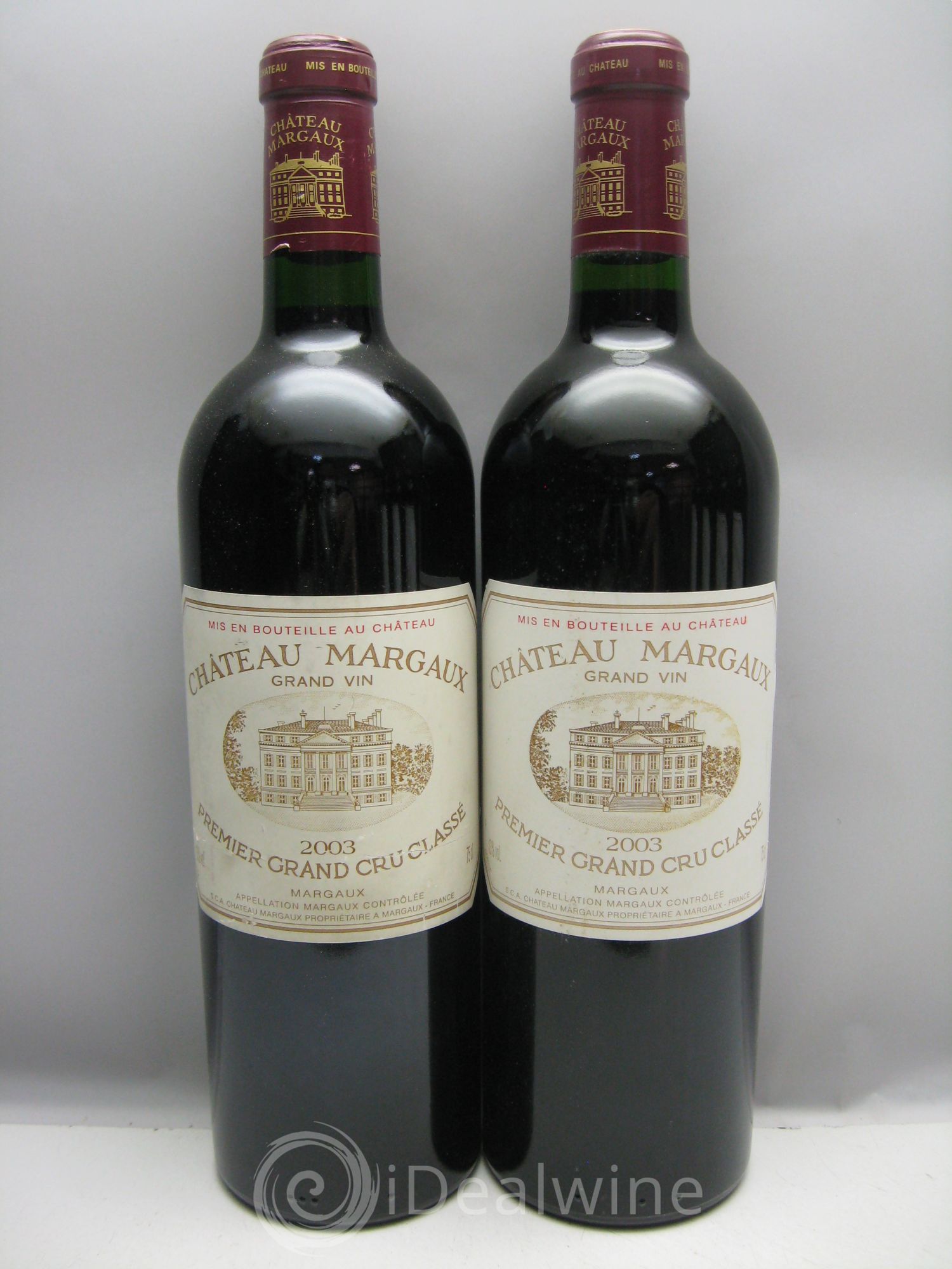 Château Margaux 1er Grand Cru Classé 2003 - Lot de 6 bouteilles - 0