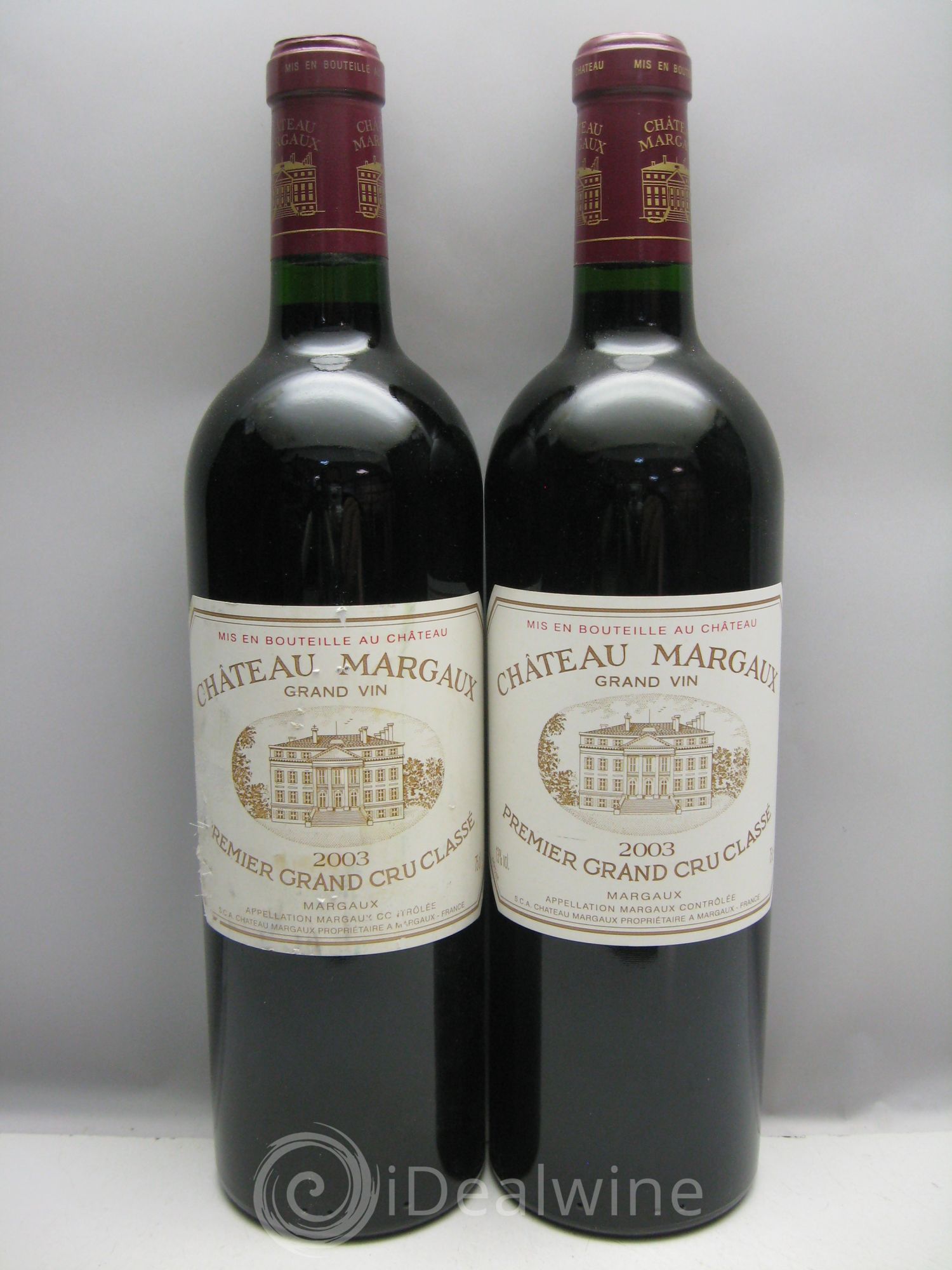 Château Margaux 1er Grand Cru Classé 2003 - Lot de 6 bouteilles - 2