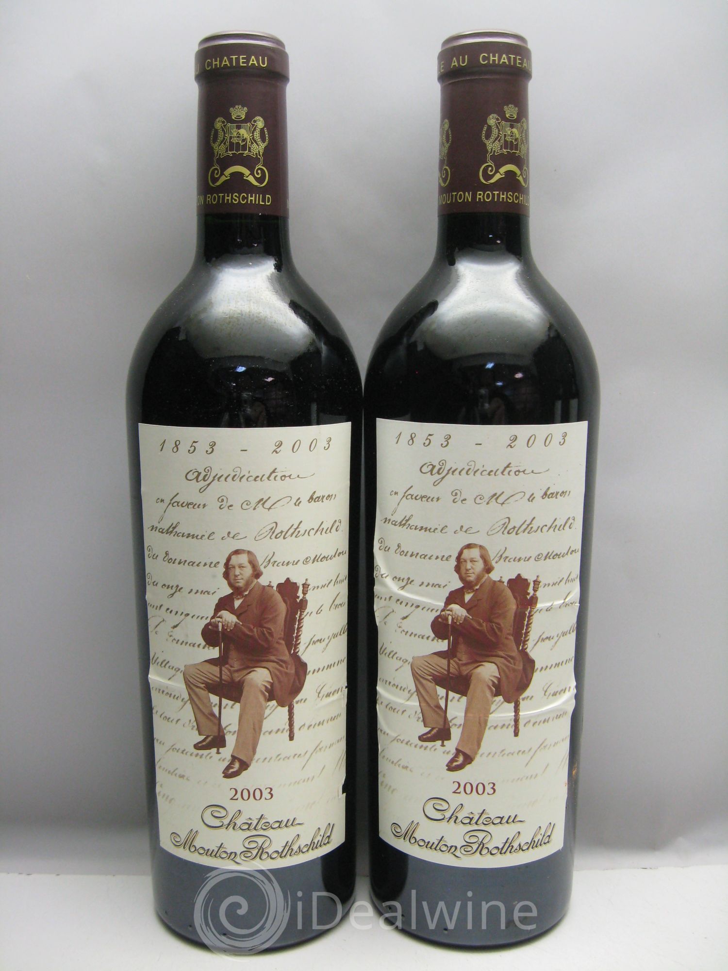 Château Mouton Rothschild 1er Grand Cru Classé 2003 - Lot de 6 bouteilles - 1