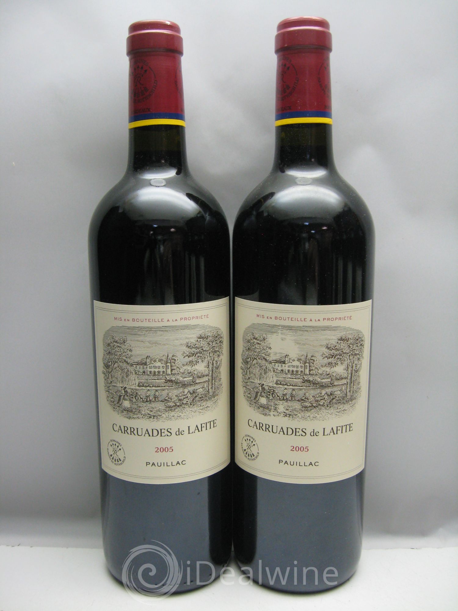 Carruades de Lafite Rothschild Second Vin 2005 - Lot de 12 bouteilles - 0