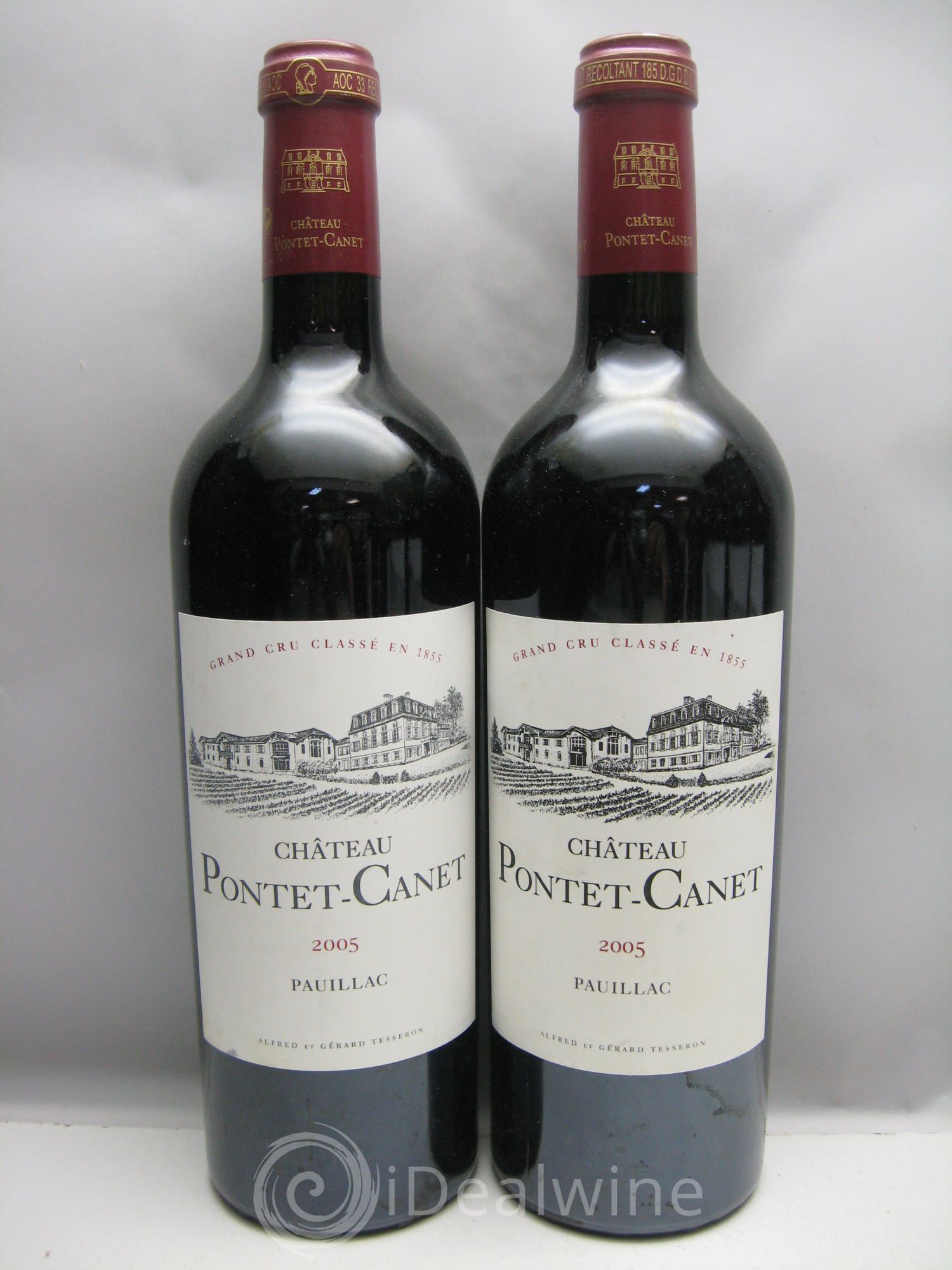 Château Pontet Canet 5ème Grand Cru Classé 2005 - Lot de 12 bouteilles - 0