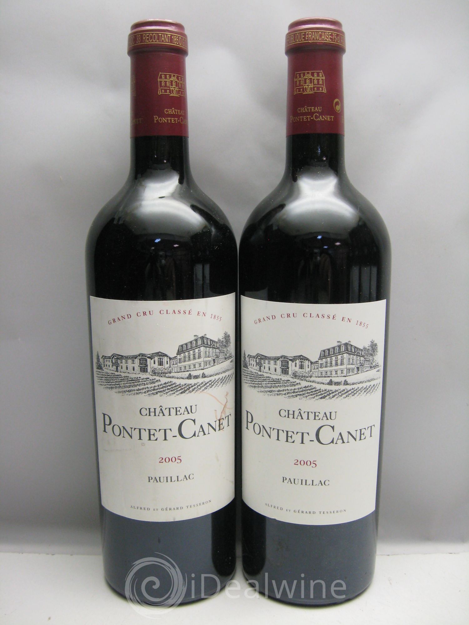 Château Pontet Canet 5ème Grand Cru Classé 2005 - Lot de 12 bouteilles - 1