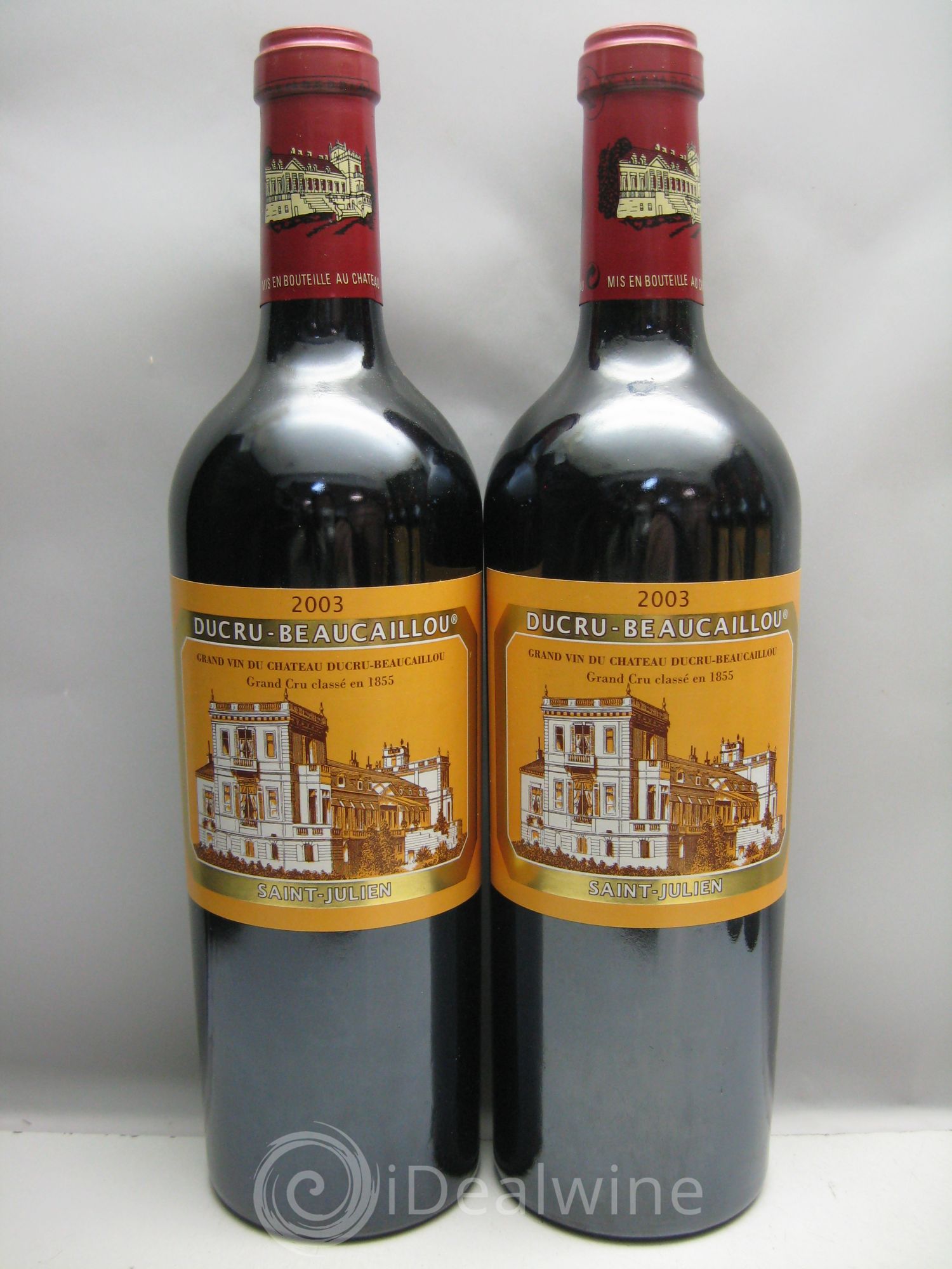 Château Ducru Beaucaillou 2ème Grand Cru Classé (CB sans couvercle) 2003 - Lot de 12 bouteilles - 1