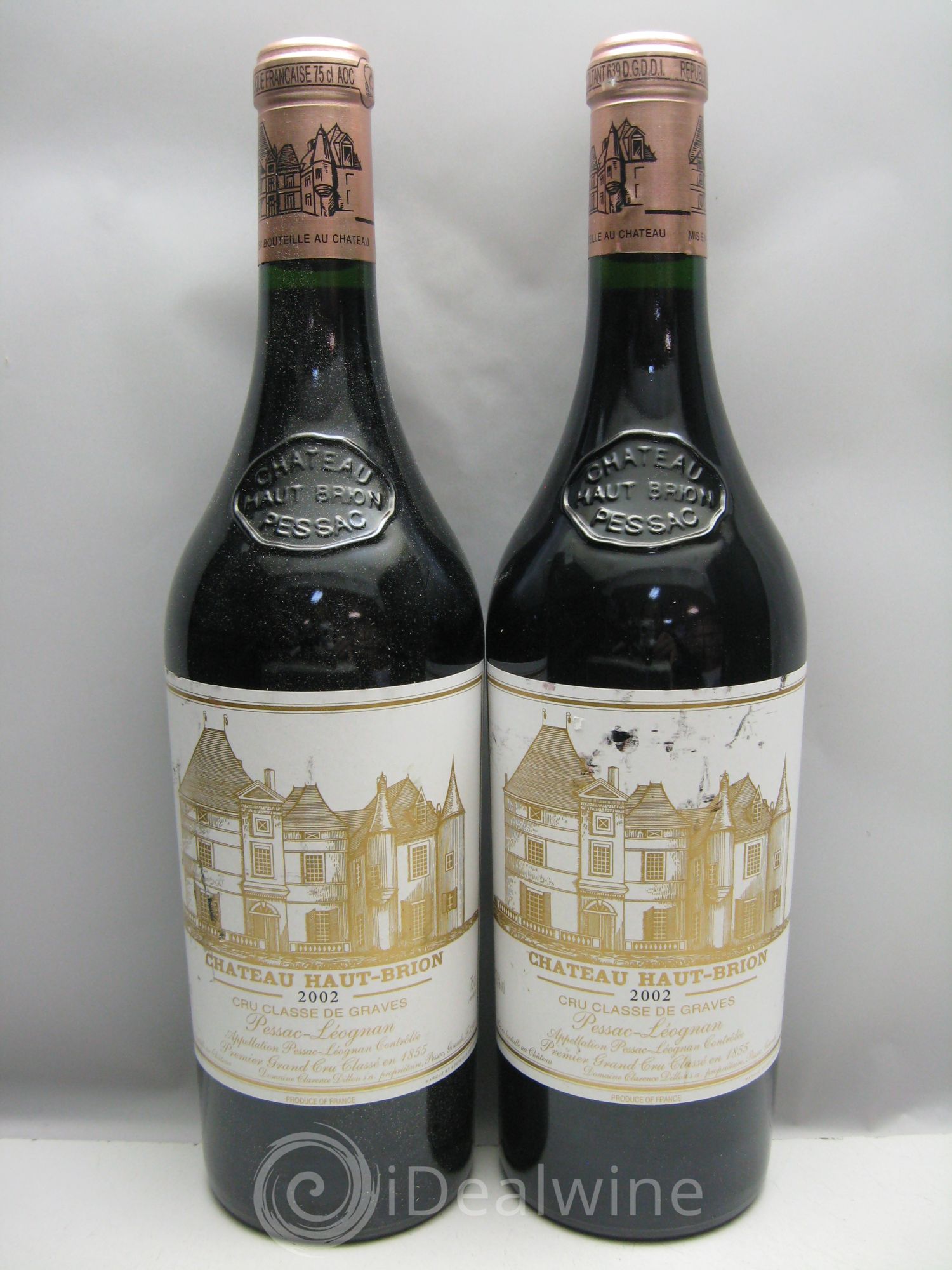Château Haut Brion 1er Grand Cru Classé (CB abimée) 2002 - Lot de 6 bouteilles - 2