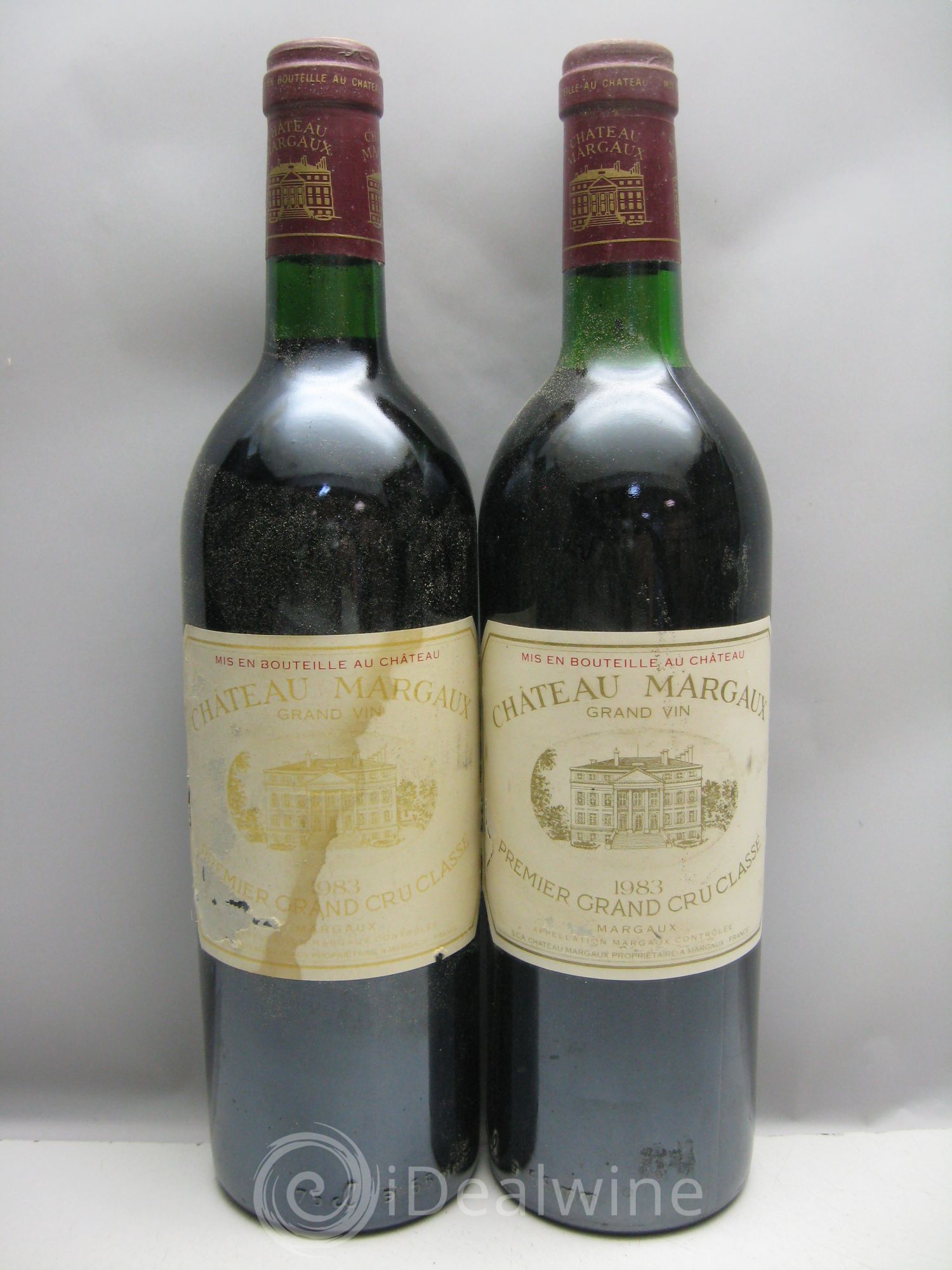 Château Margaux 1er Grand Cru Classé (caps.lég.abimées) 1983 - Lot de 6 bouteilles - 2