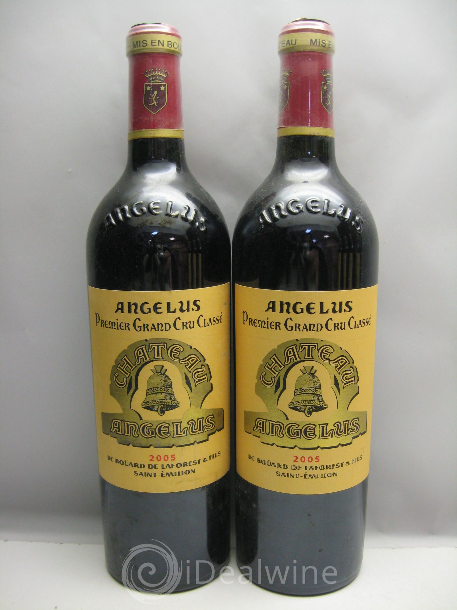 Château Angélus 1er Grand Cru Classé A (CB sans couvercle) 2005 - Lot de 6 bouteilles - 0