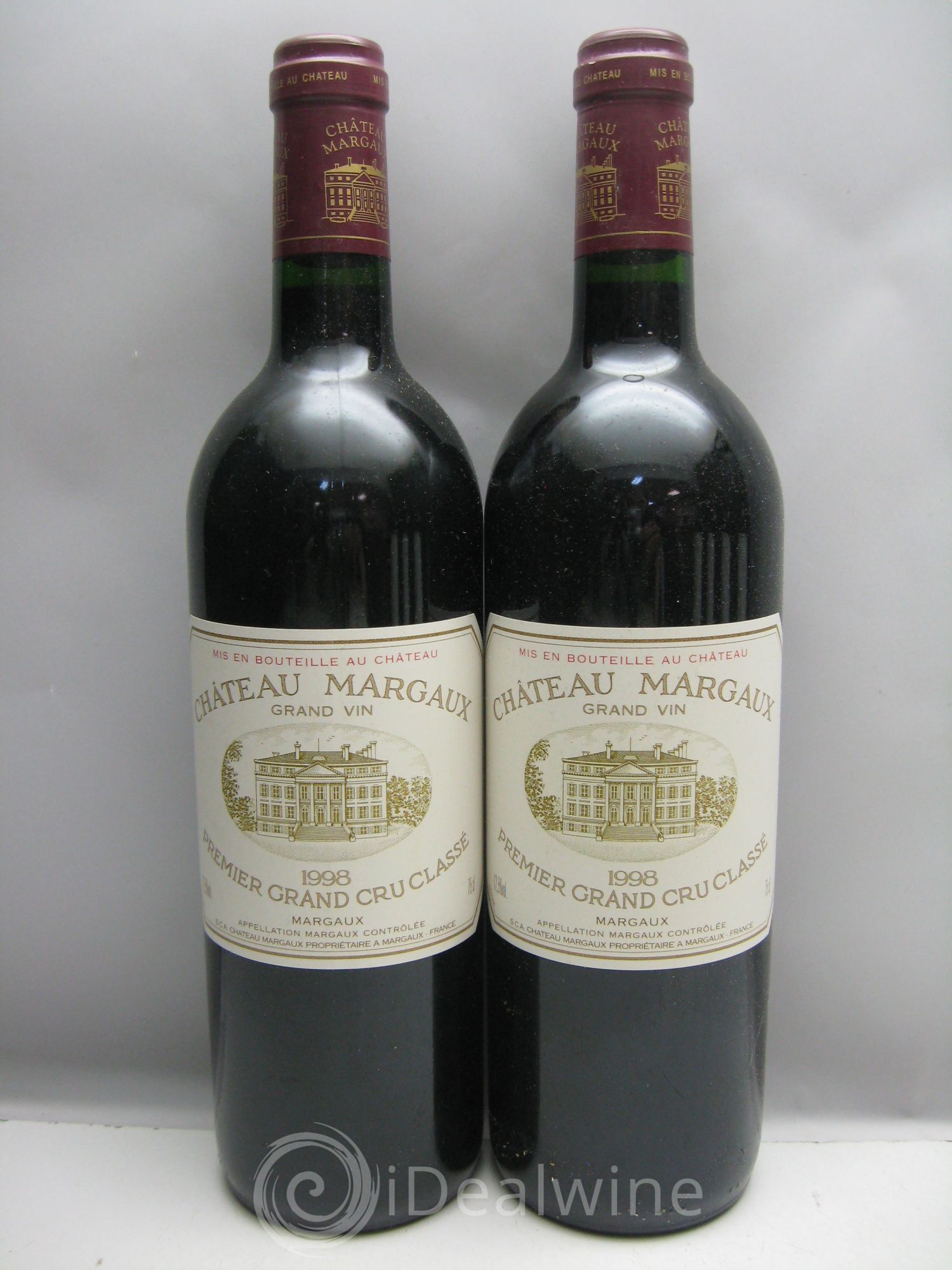 Château Margaux 1er Grand Cru Classé 1998 - Lot de 6 bouteilles - 0