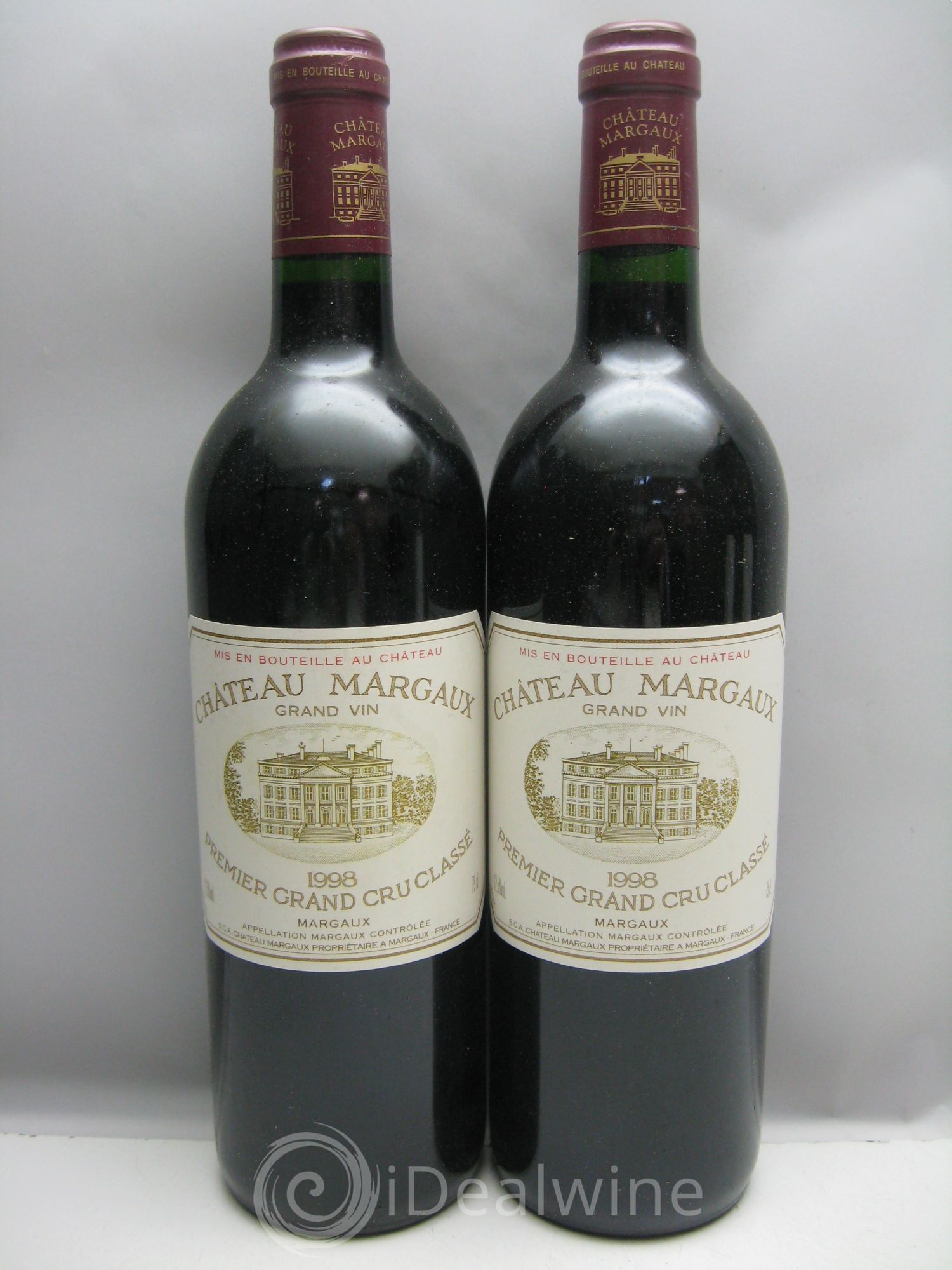 Château Margaux 1er Grand Cru Classé 1998 - Lot de 6 bouteilles - 1