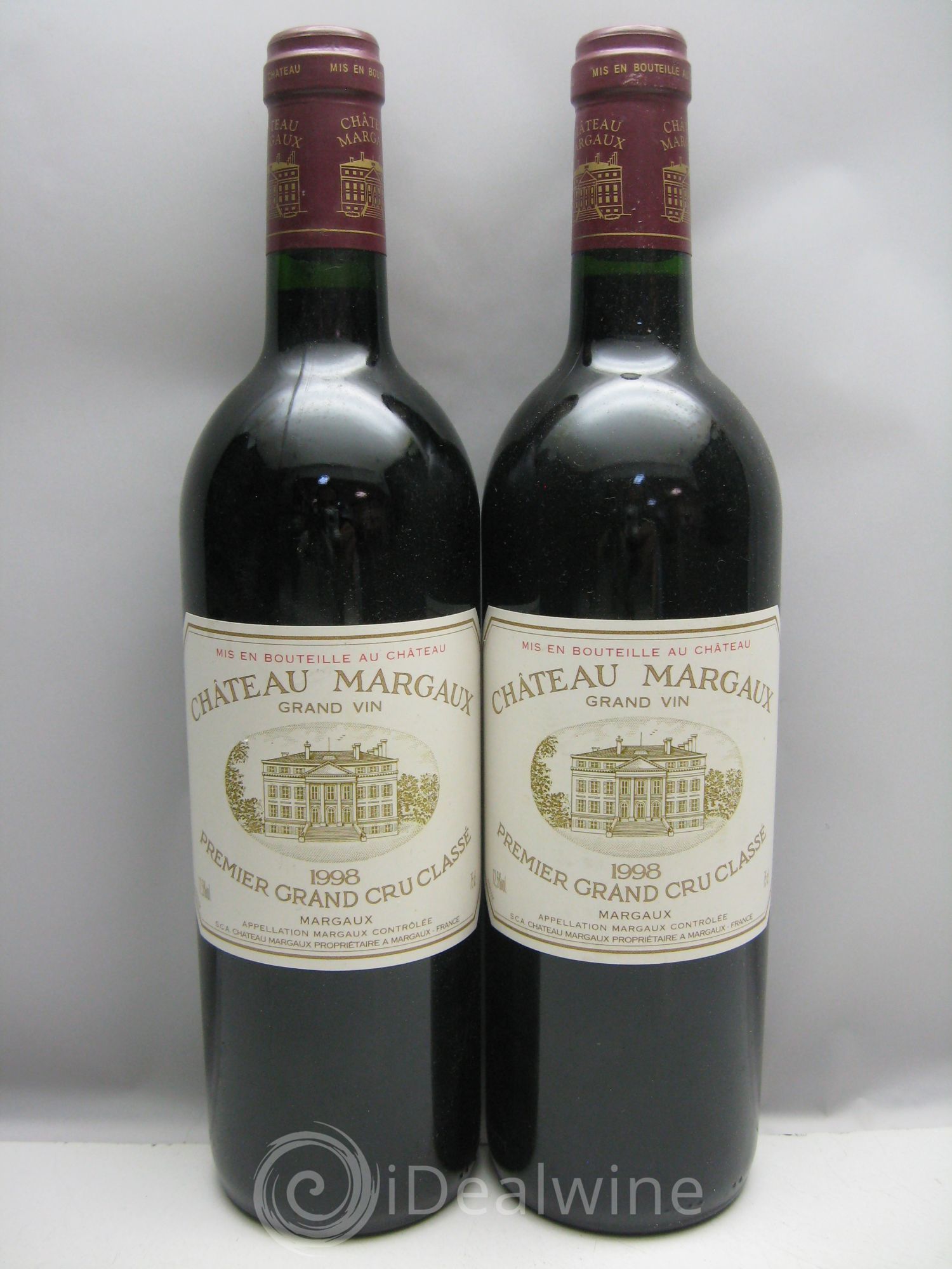 Château Margaux 1er Grand Cru Classé 1998 - Lot de 6 bouteilles - 2