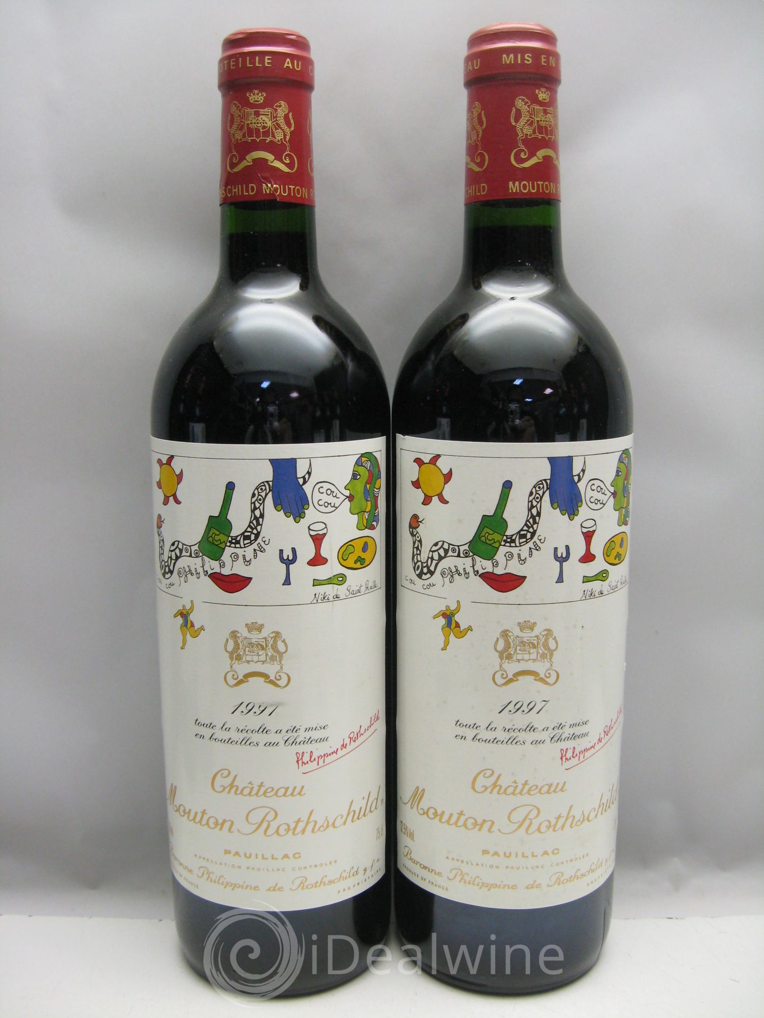 Château Mouton Rothschild 1er Grand Cru Classé 1997 - Lot de 12 bouteilles - 1
