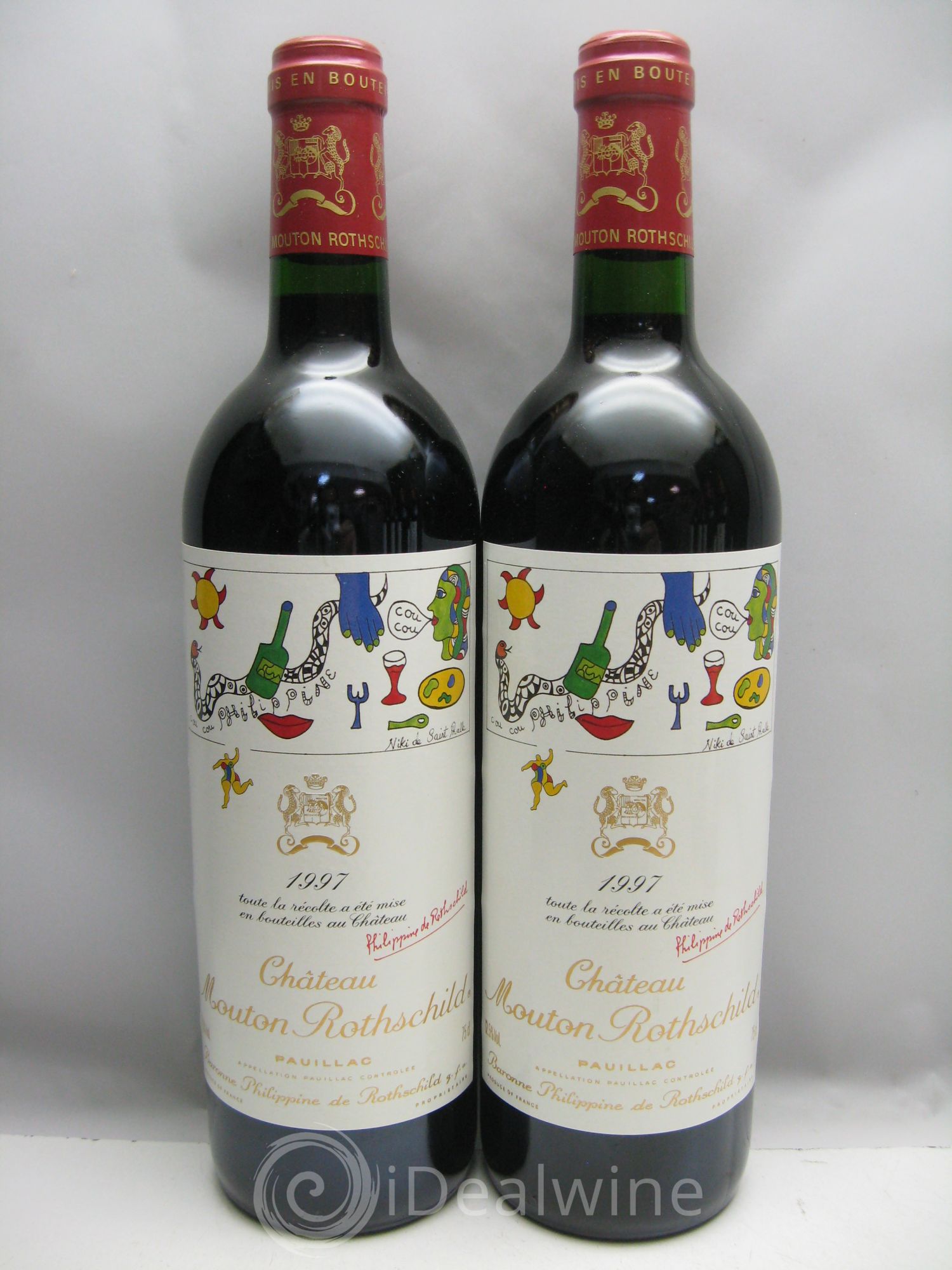Château Mouton Rothschild 1er Grand Cru Classé 1997 - Lot de 12 bouteilles - 2
