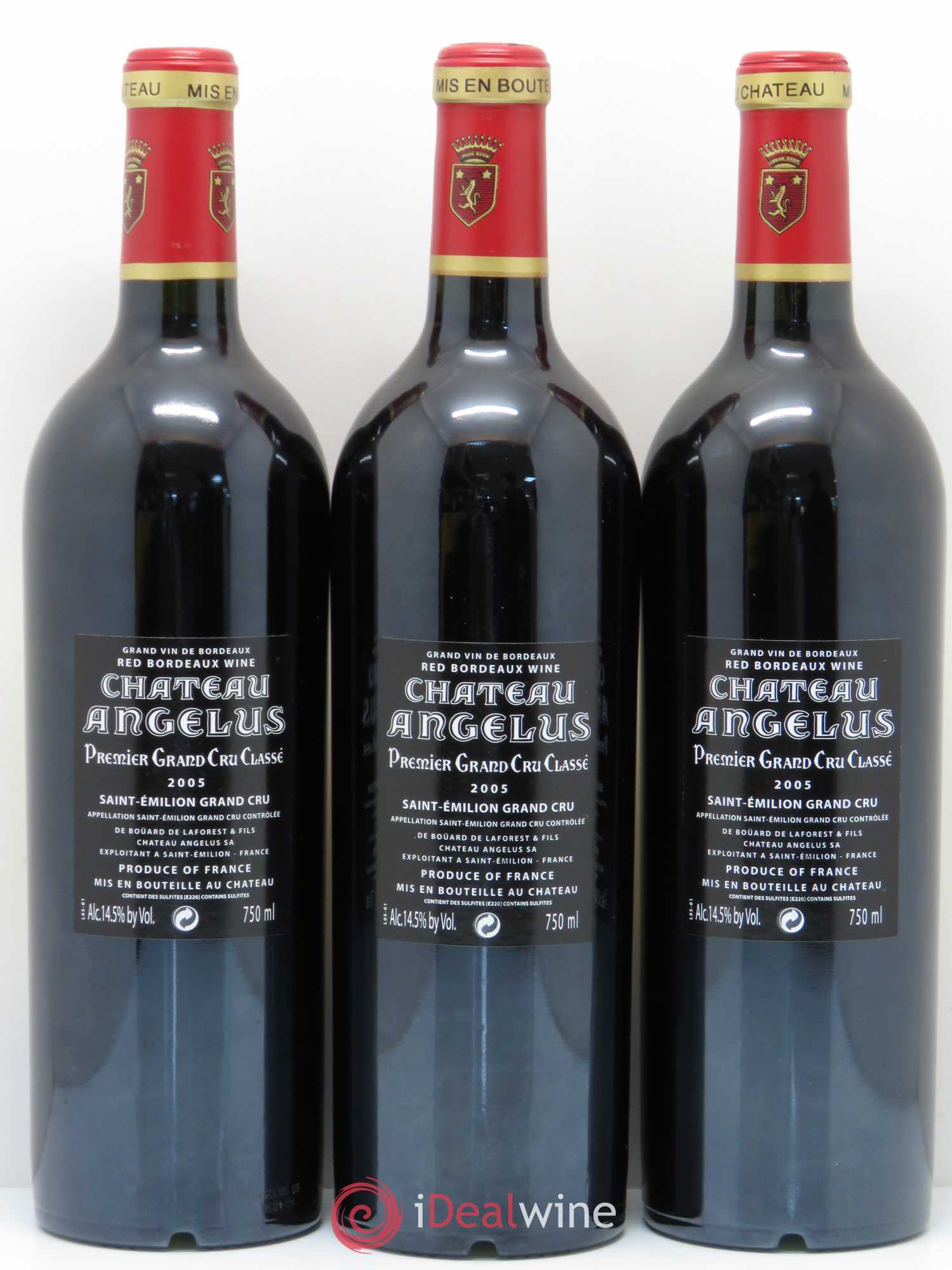 Château Angélus 1er Grand Cru Classé A 2005 - Lot de 6 bouteilles - 2