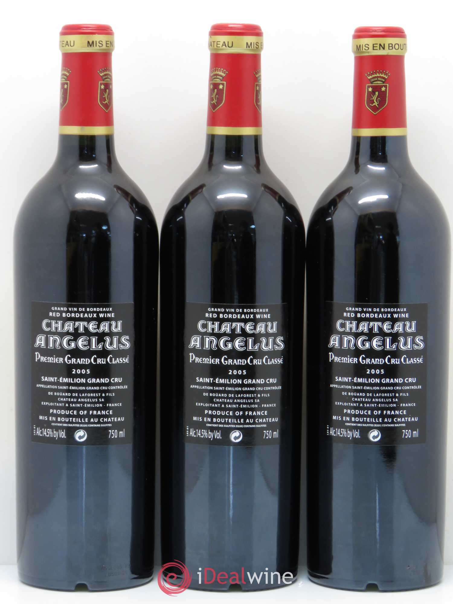 Château Angélus 1er Grand Cru Classé A 2005 - Lot de 6 bouteilles - 4