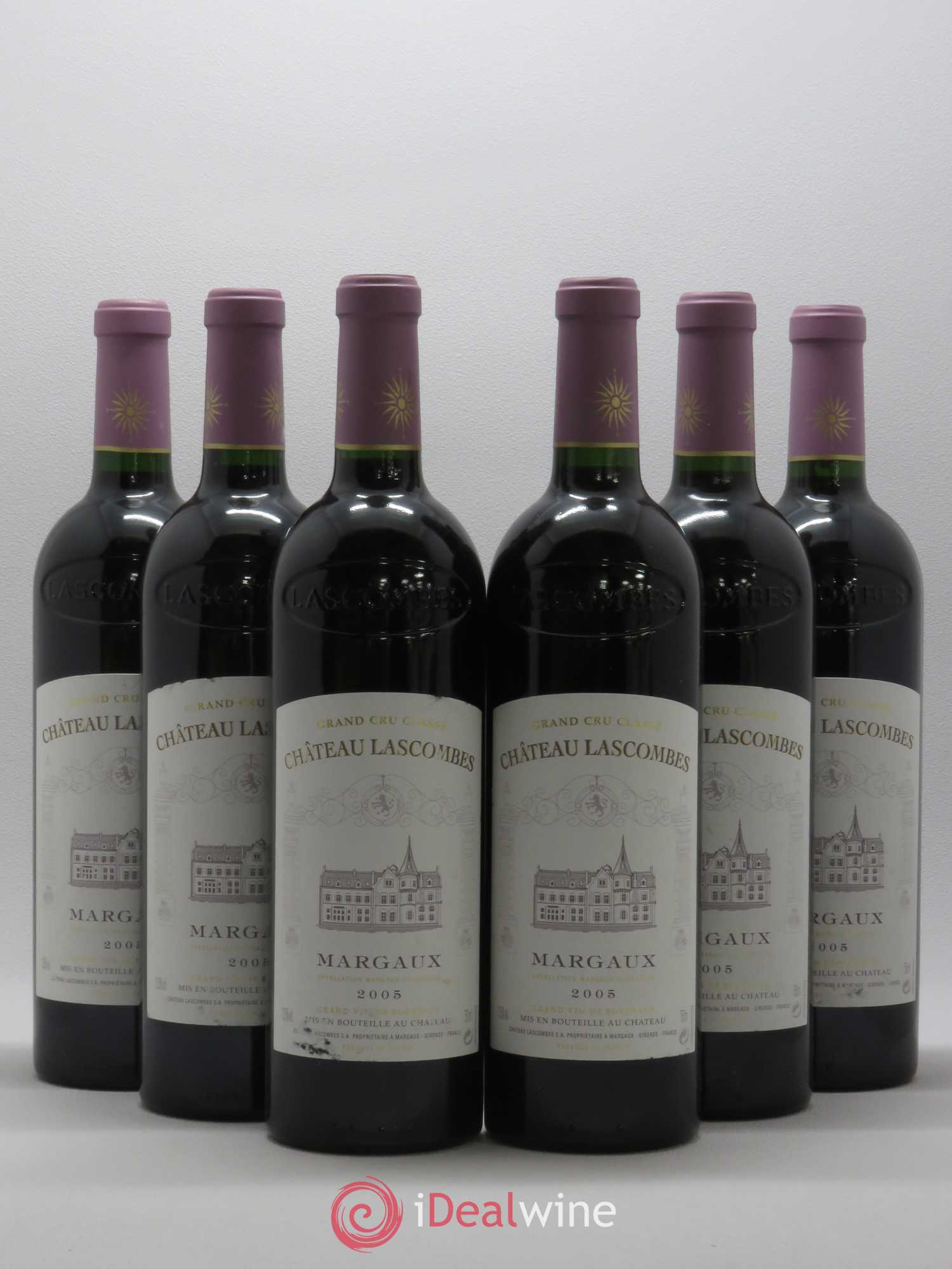 Château Lascombes 2ème Grand Cru Classé 2005 - Lot de 6 bouteilles - 0